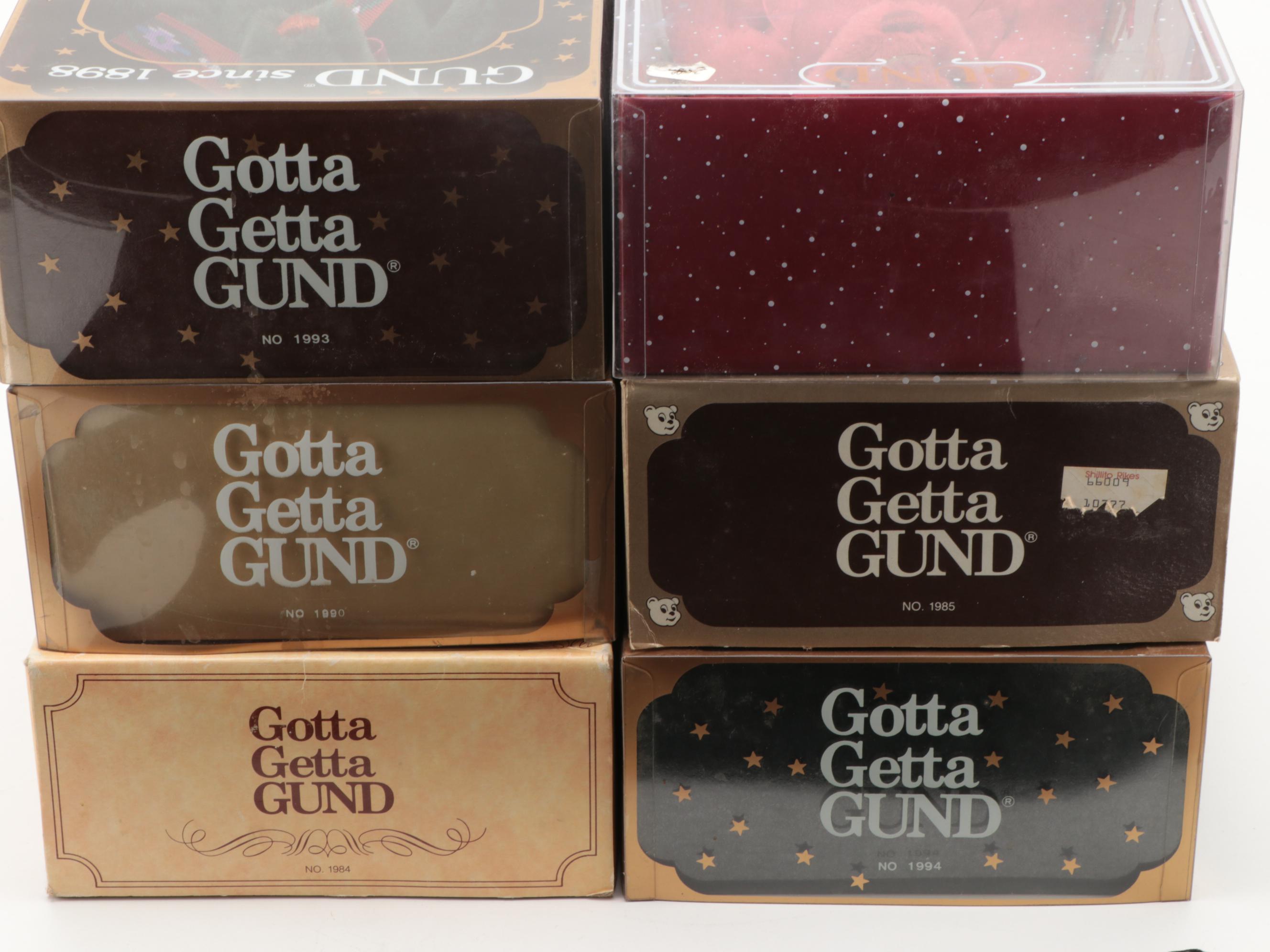 GUND Limited Edition Collector's Teddy Bears, 1980s-1990s