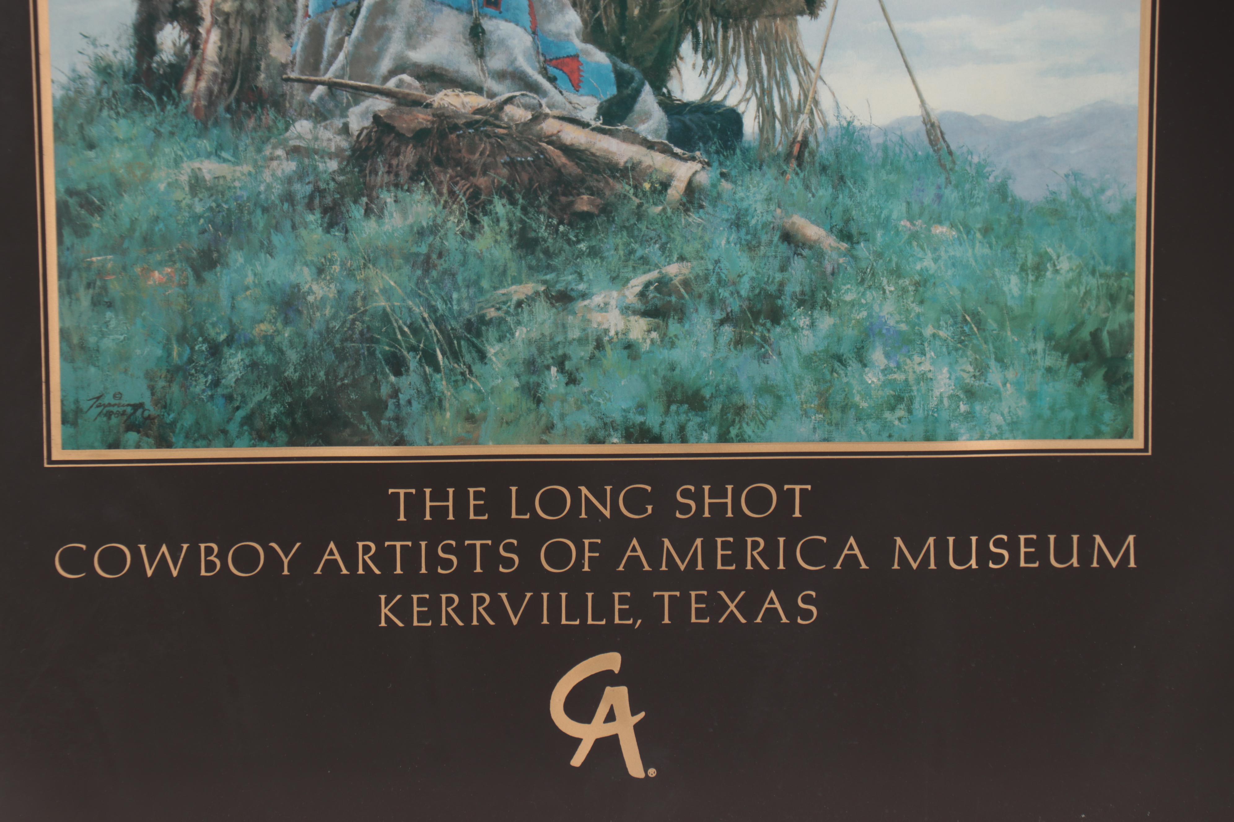 Cowboy Artist of America Museum Offset Lithograph Poster after Howard Terpning