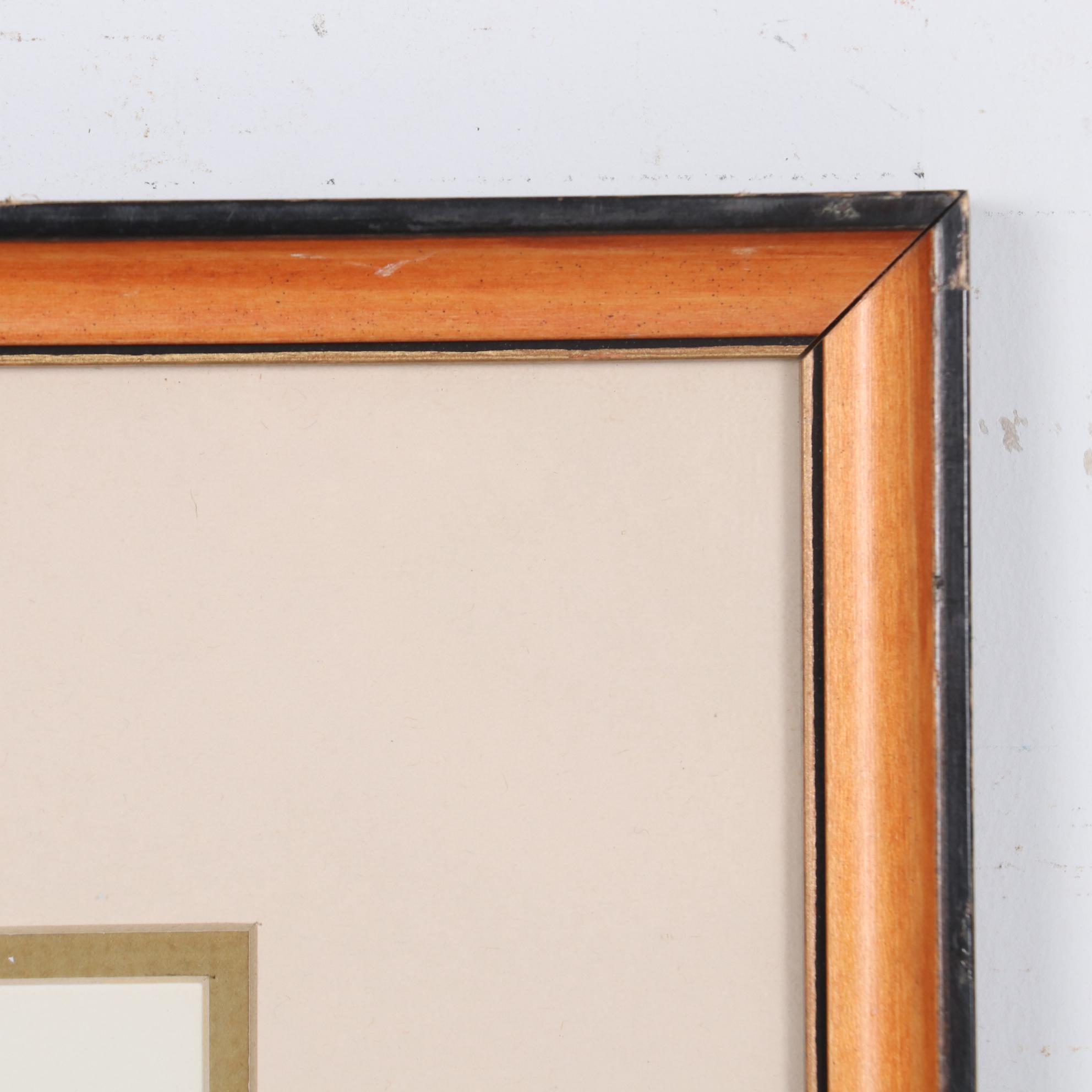 Sherry Steele Ink Drawing of an Owl, 1979