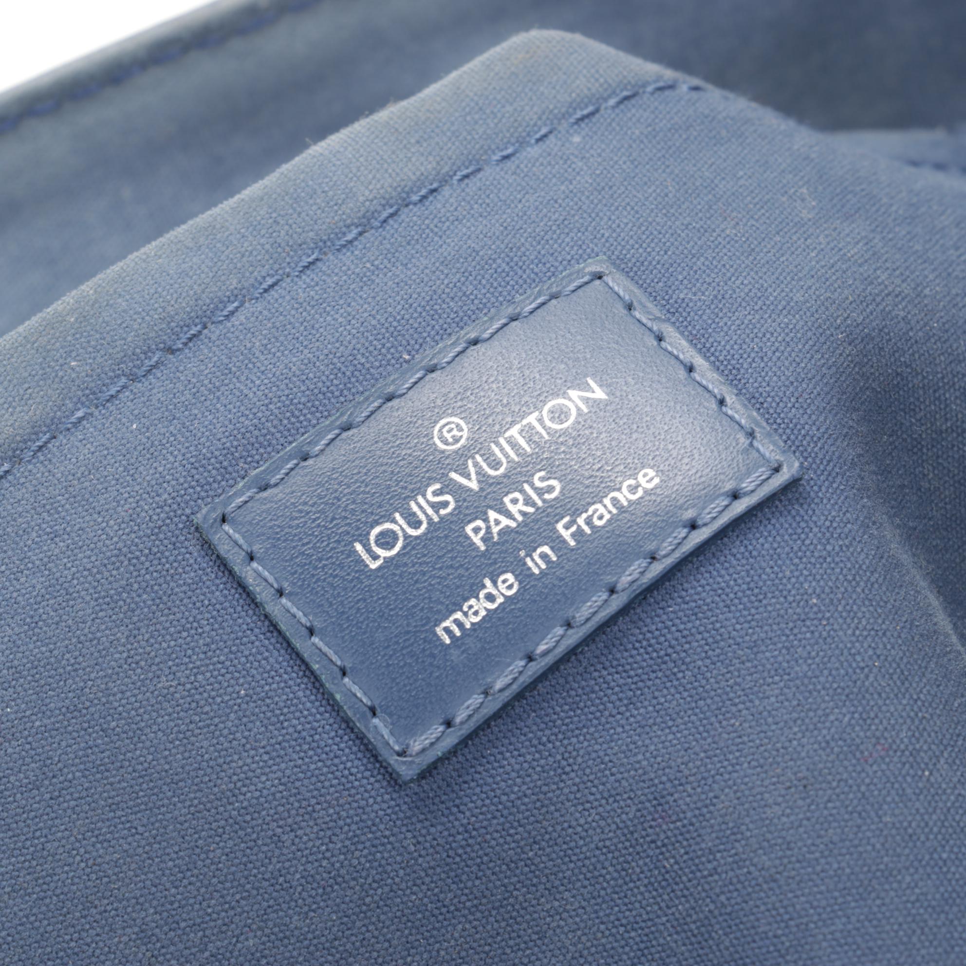 Louis Vuitton Segur MM in Blue Epi Leather