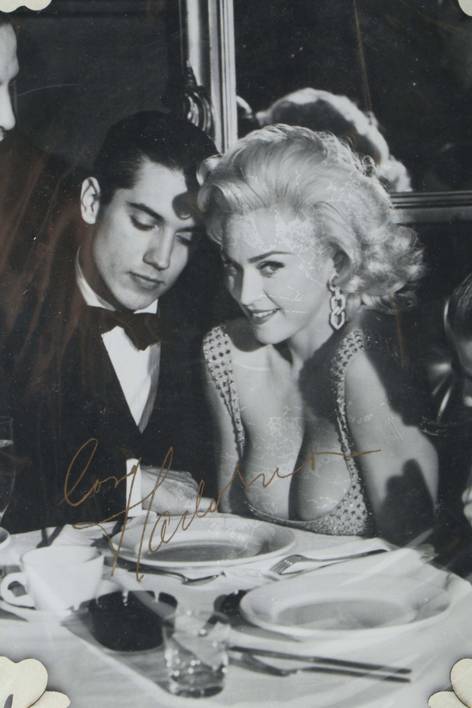 Madonna Signed "Diamonds Are a Girl's Best Friend" Photo Print with COA