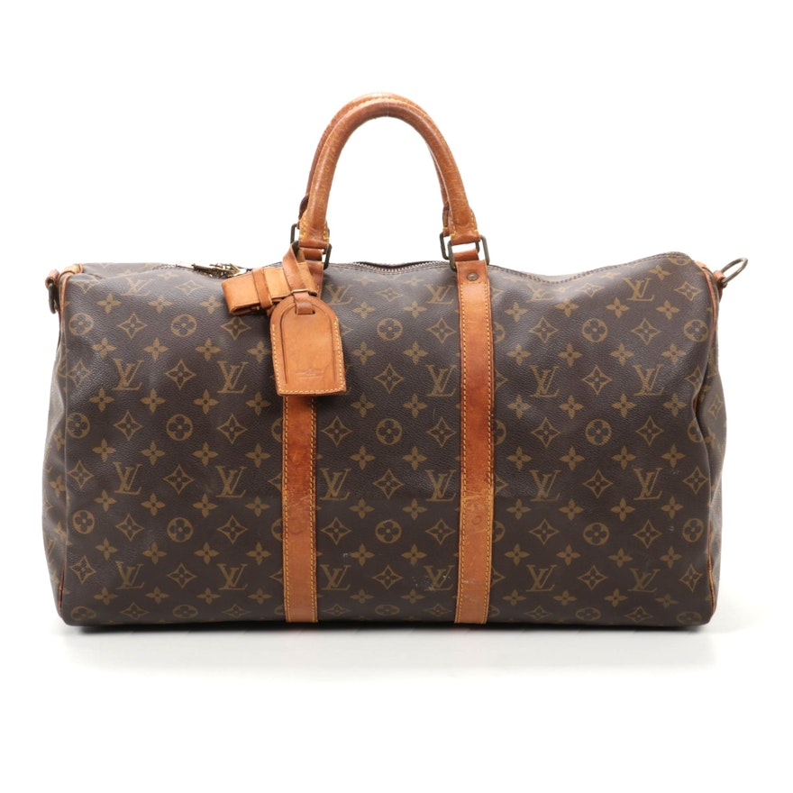 Louis Vuitton Keepall Bandouliere 50 in Monogram Canvas
