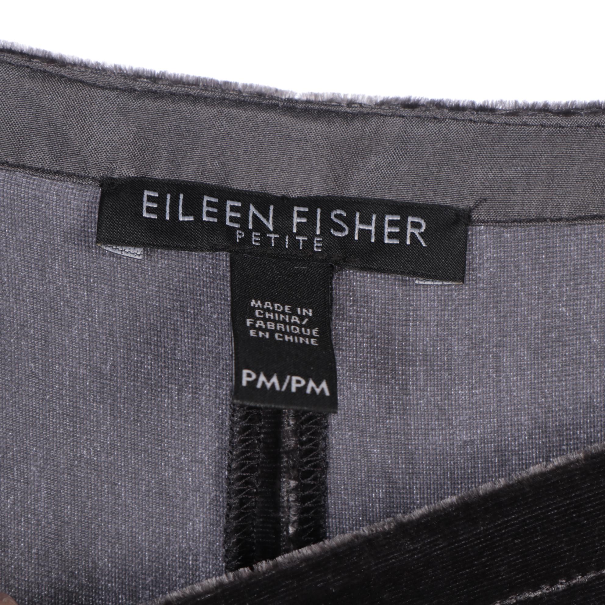 Eileen Fisher Velveteen Dress, Sleeveless Tops and Knit Jacket