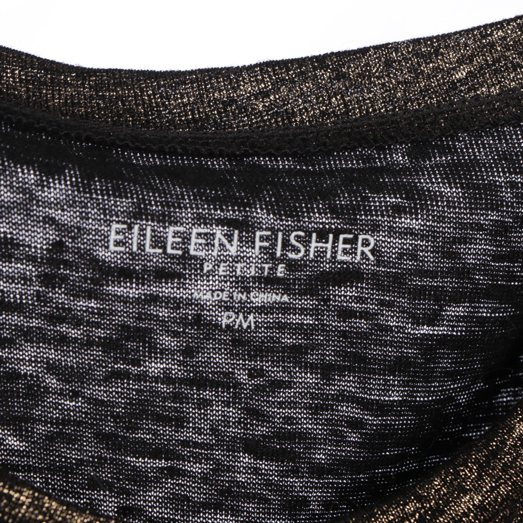 Eileen Fisher Velveteen Dress, Sleeveless Tops and Knit Jacket