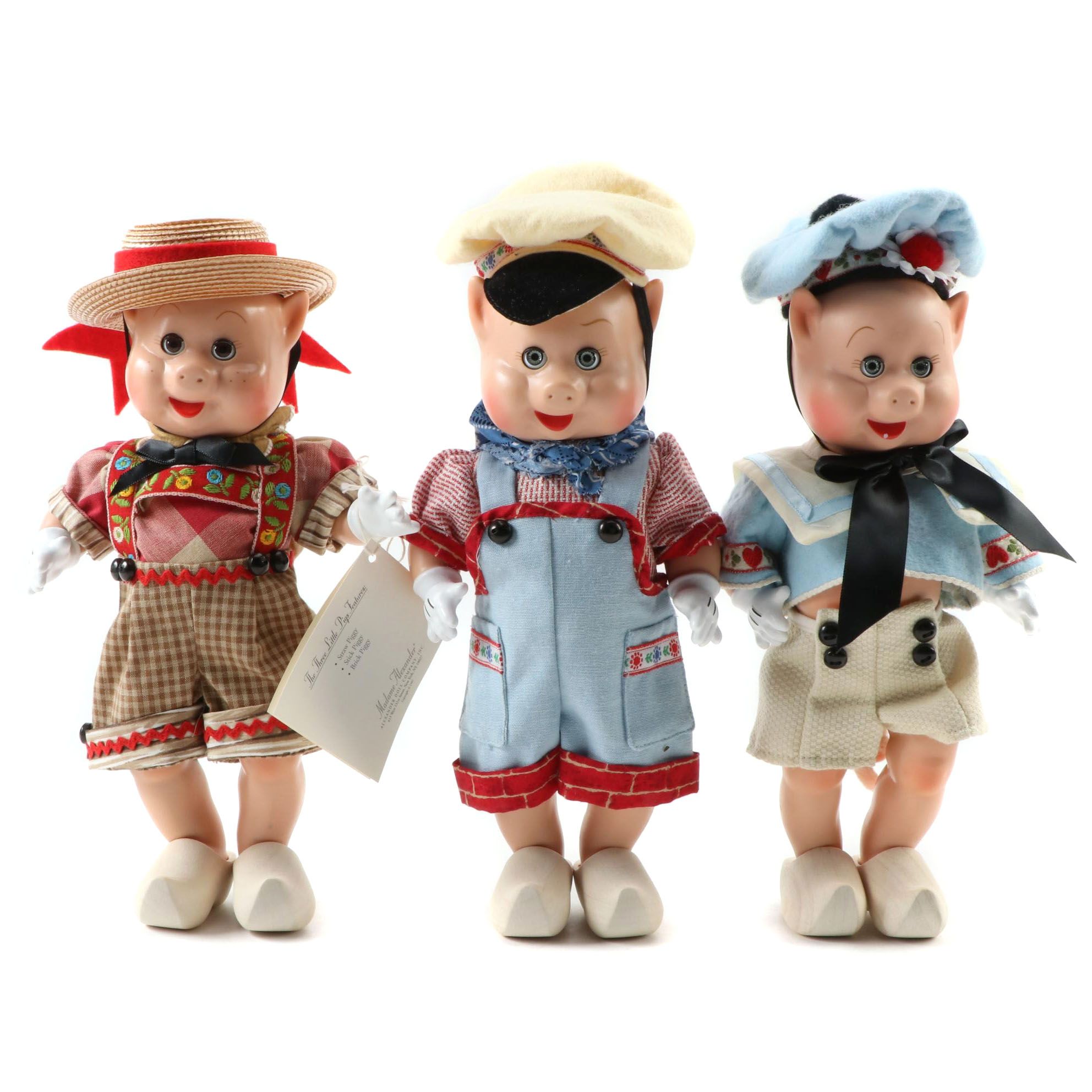 Madame Alexander "The Three Little Pigs" Doll Set
