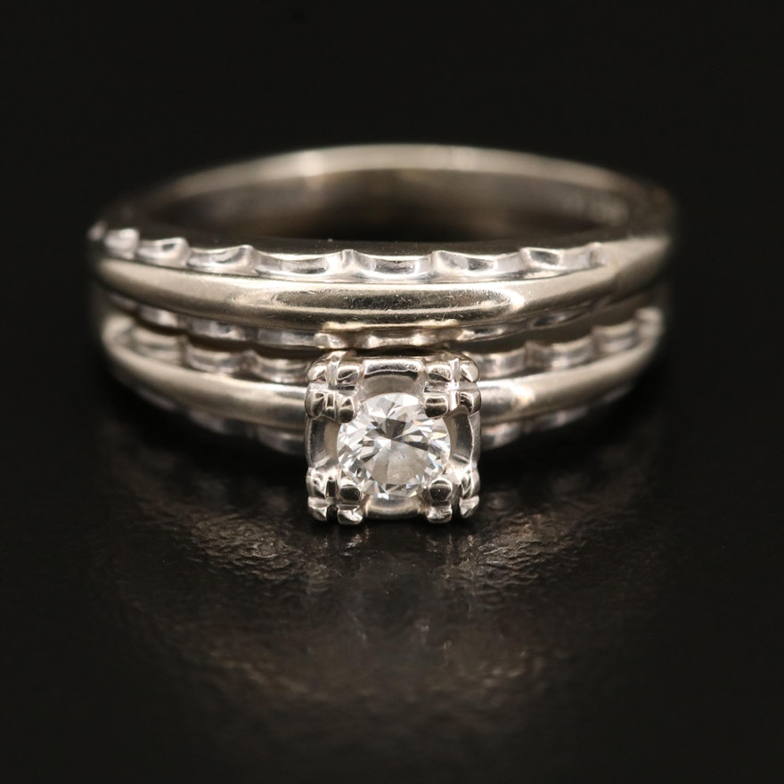 14K Diamond Ring Set