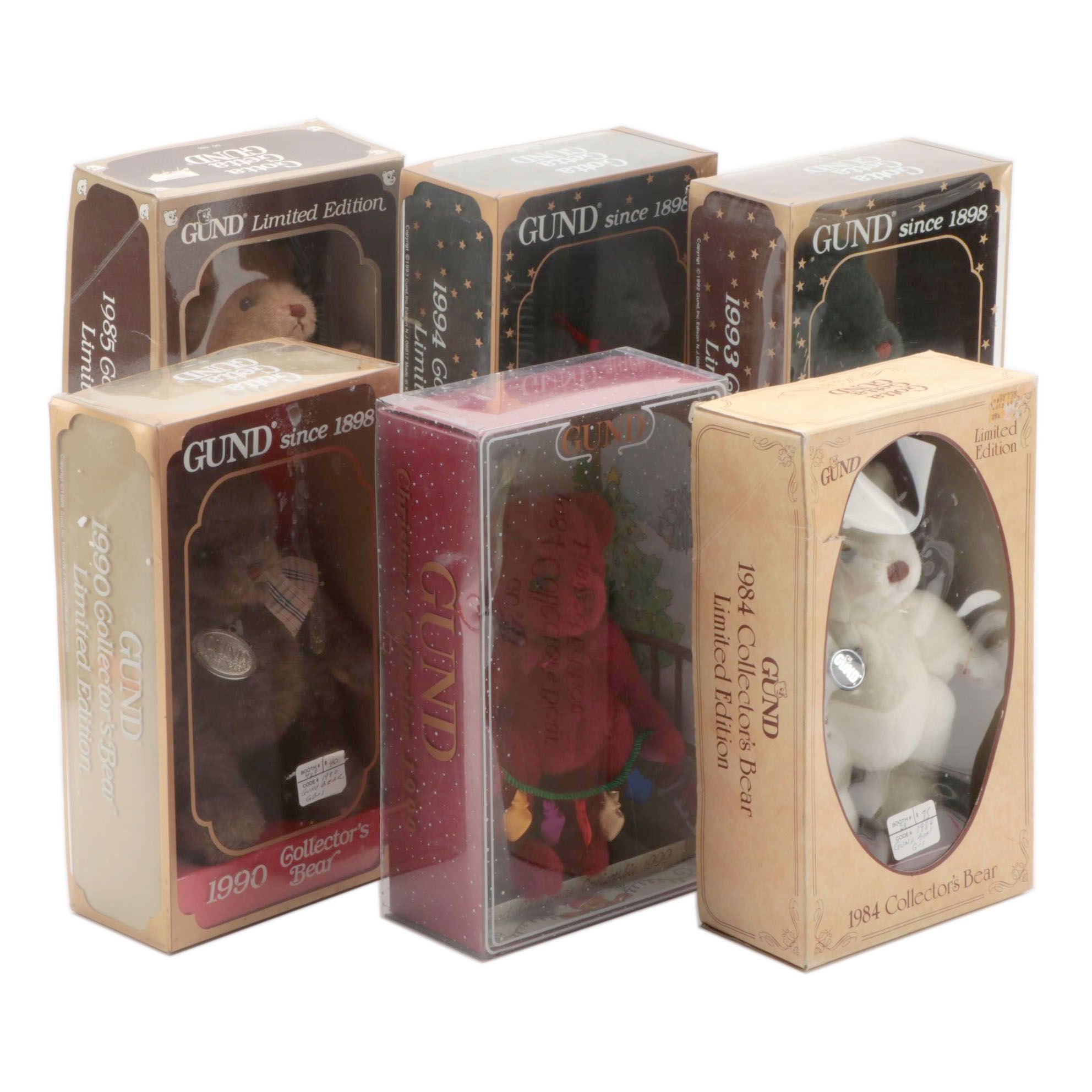 GUND Limited Edition Collector's Teddy Bears, 1980s-1990s