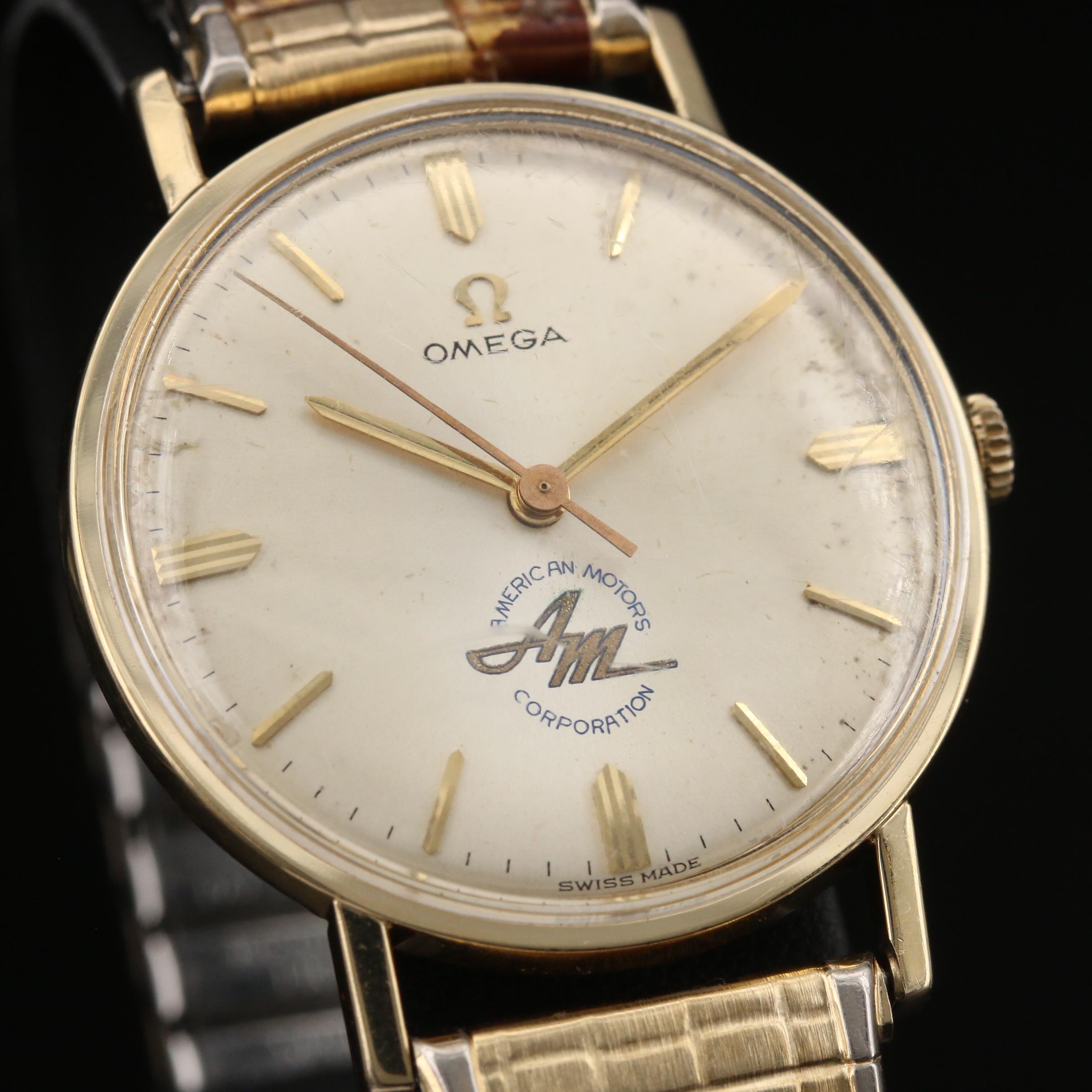 Circa 1967 Omega for American Motors Corporation 14K Gold Filled Watch