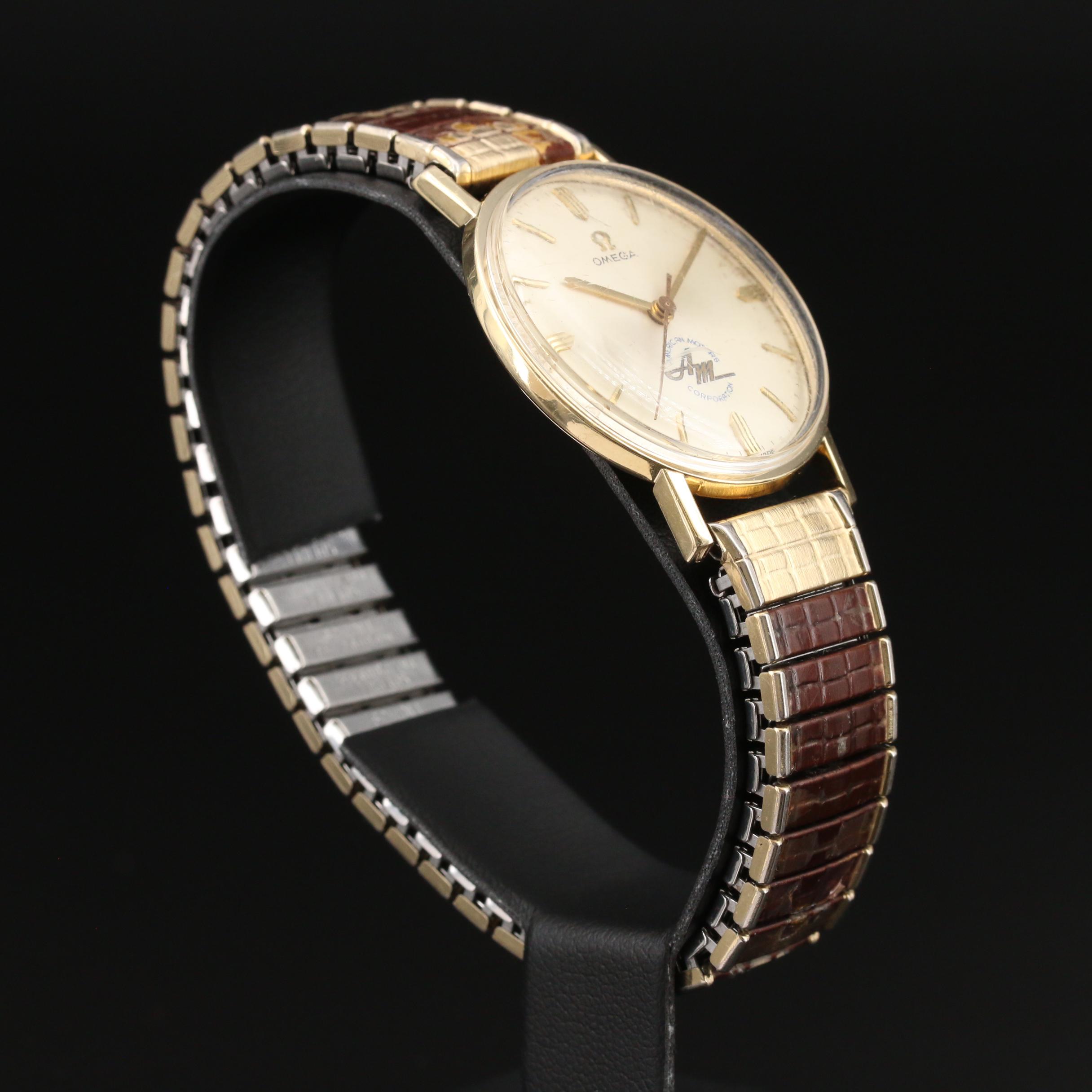 Circa 1967 Omega for American Motors Corporation 14K Gold Filled Watch