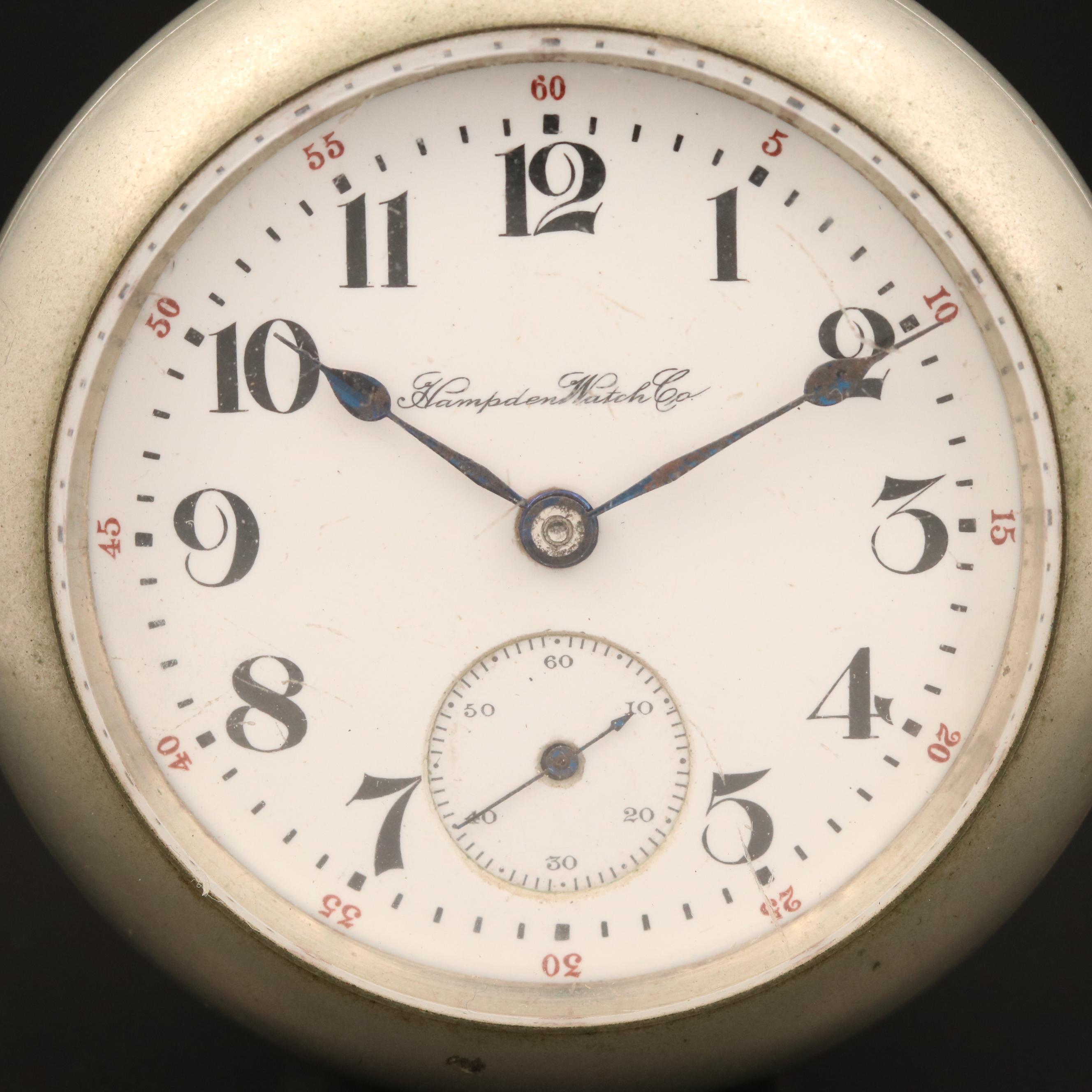 1909 Hampden Watch Co. Pocket Watch