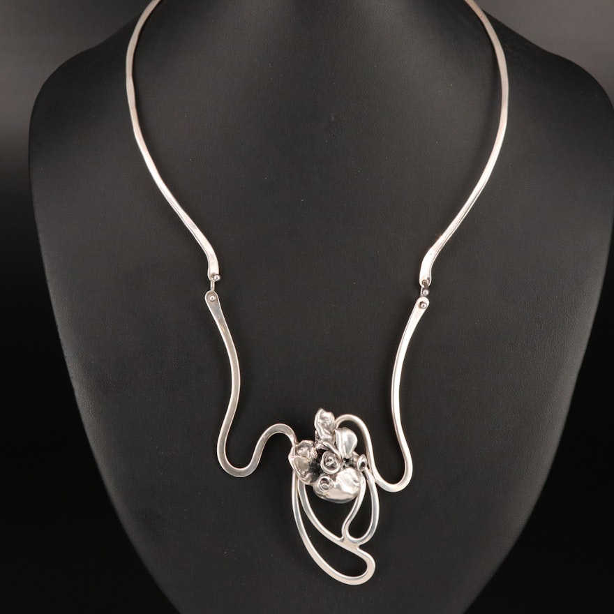 Nancy Aires Sterling Silver Necklace