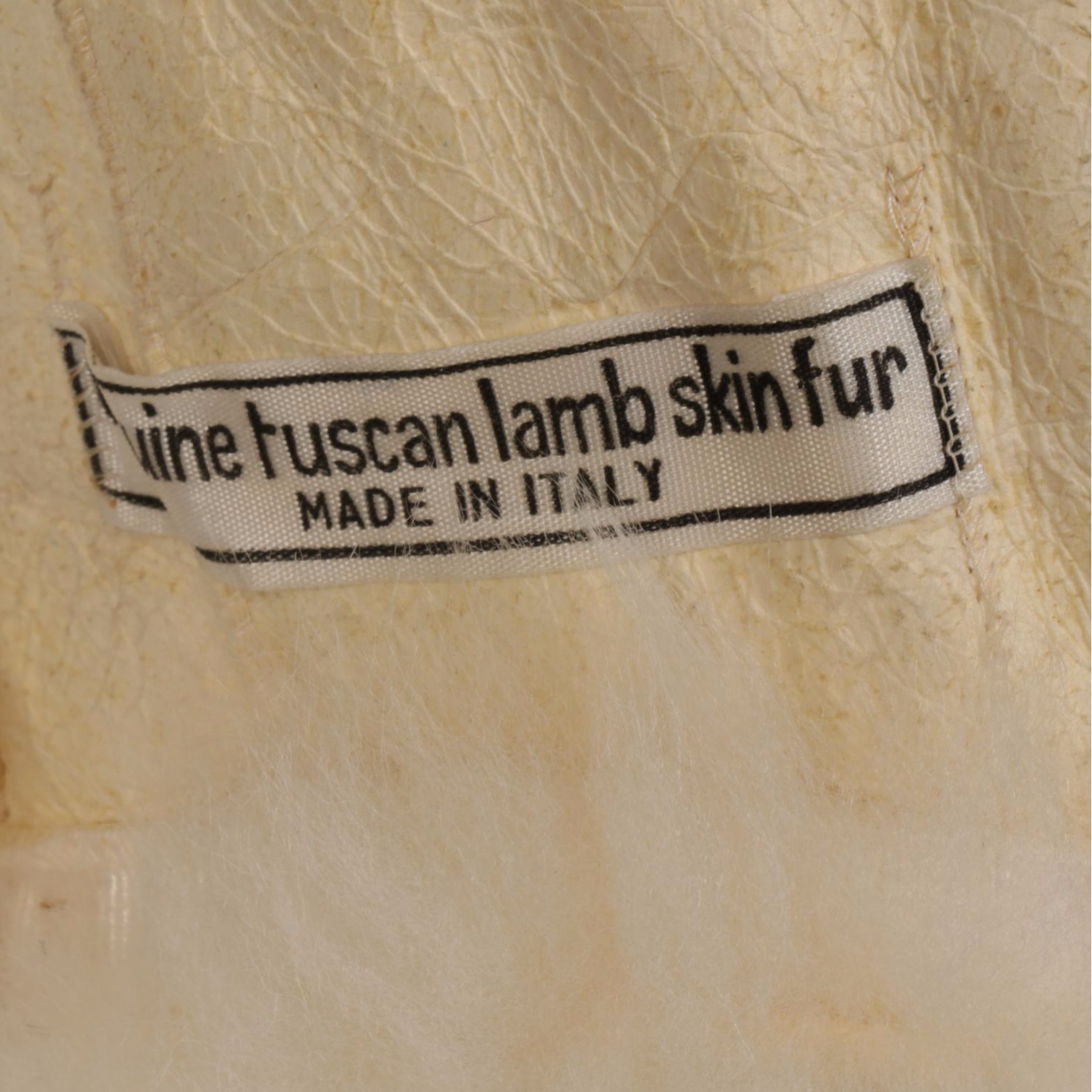 Rabbit Fur Stroller Coat with Tuscan Lamb Fur Hat