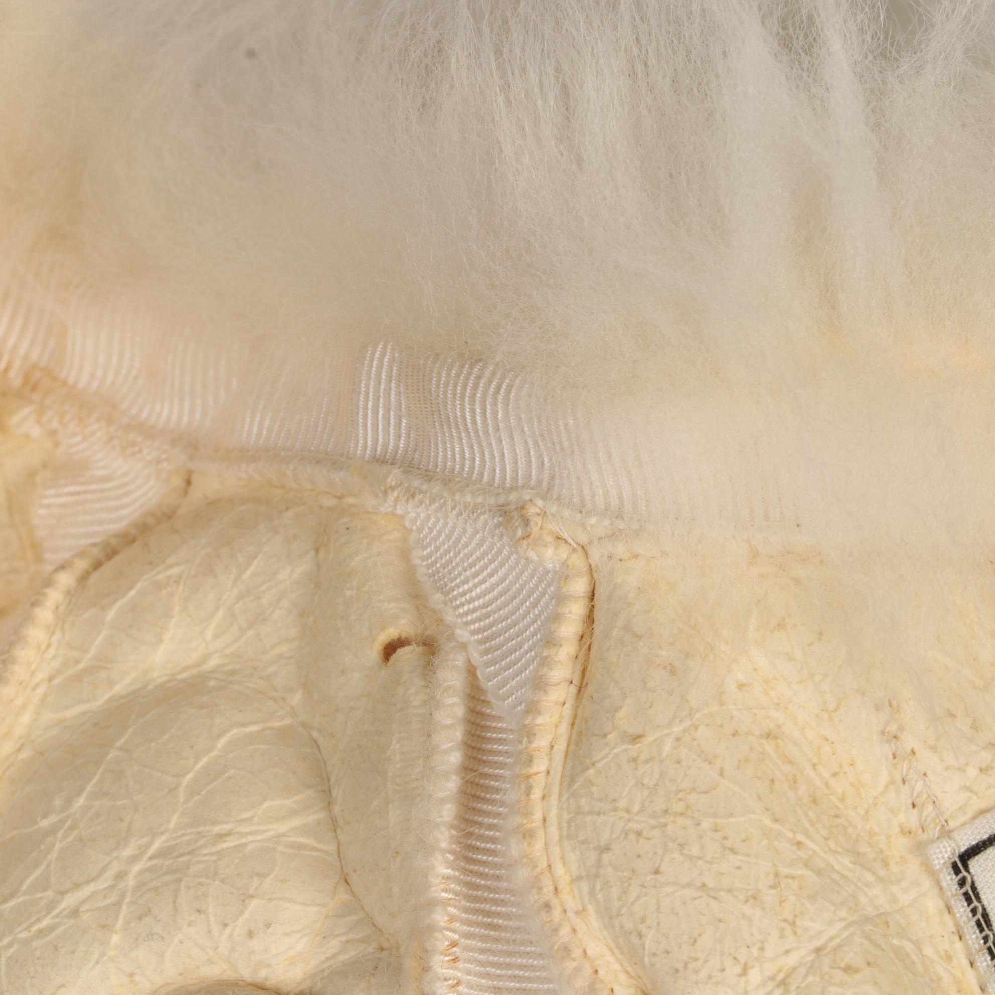 Rabbit Fur Stroller Coat with Tuscan Lamb Fur Hat