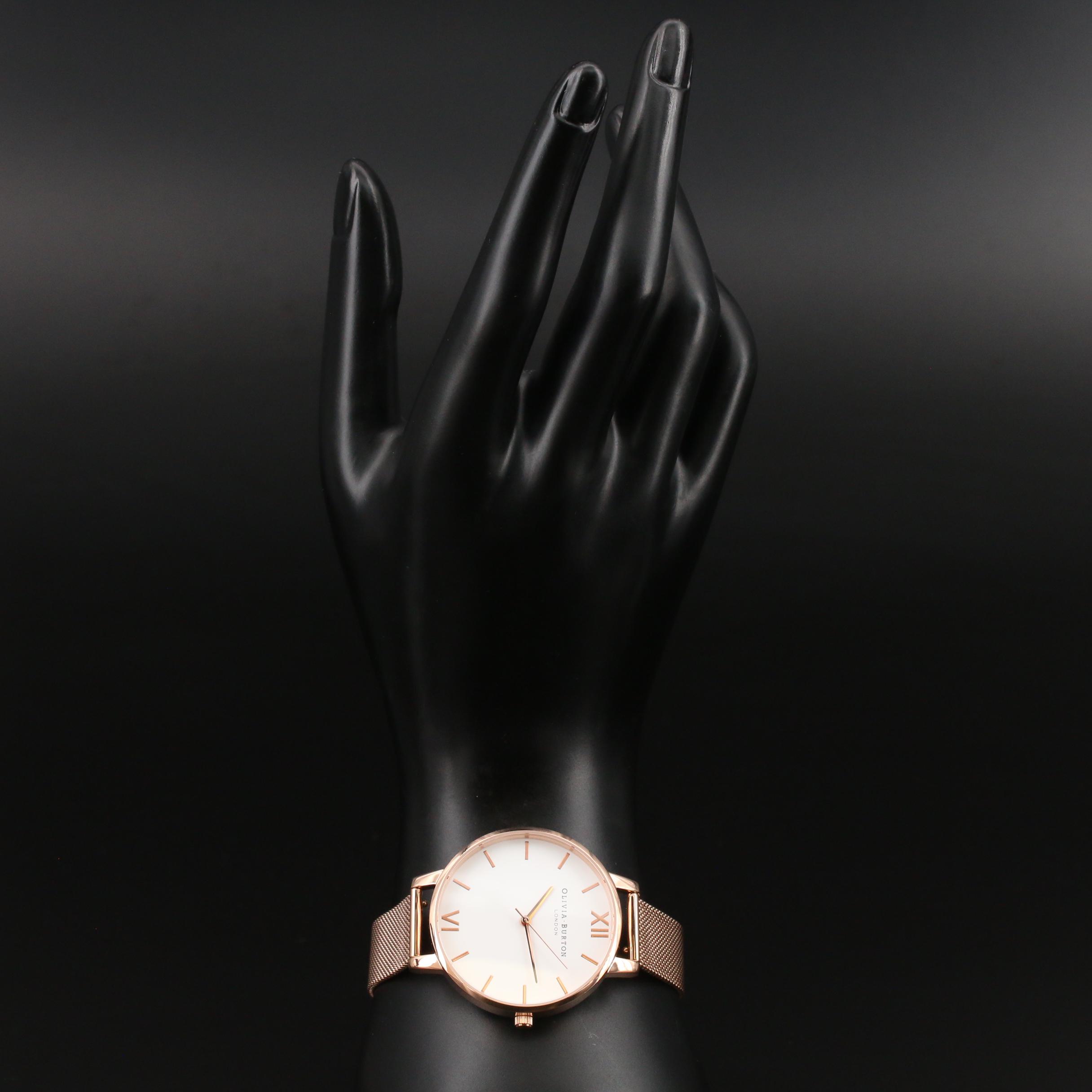 Olivia Burton Big Dial Stainless Steel Quartz Watch