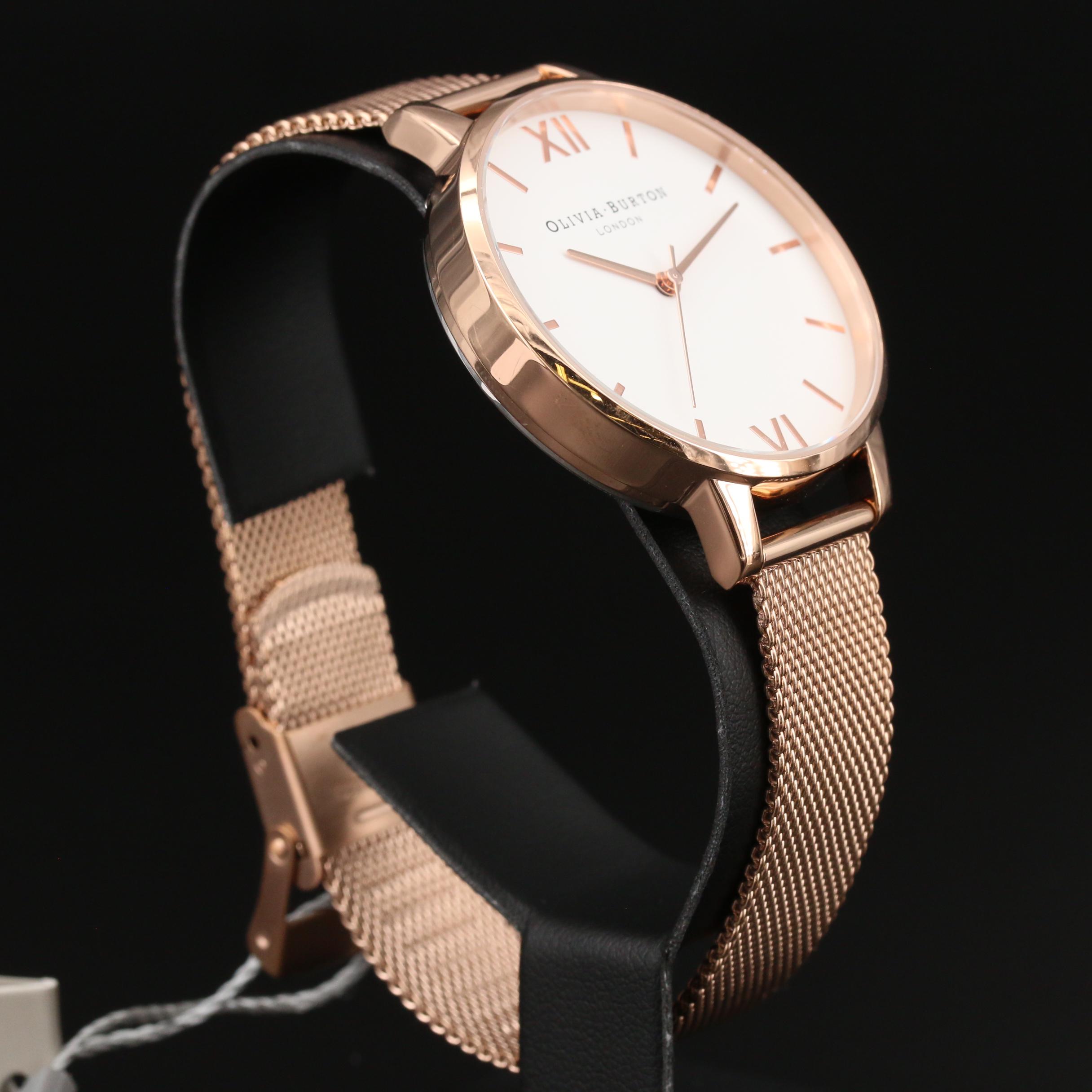 Olivia Burton Big Dial Stainless Steel Quartz Watch