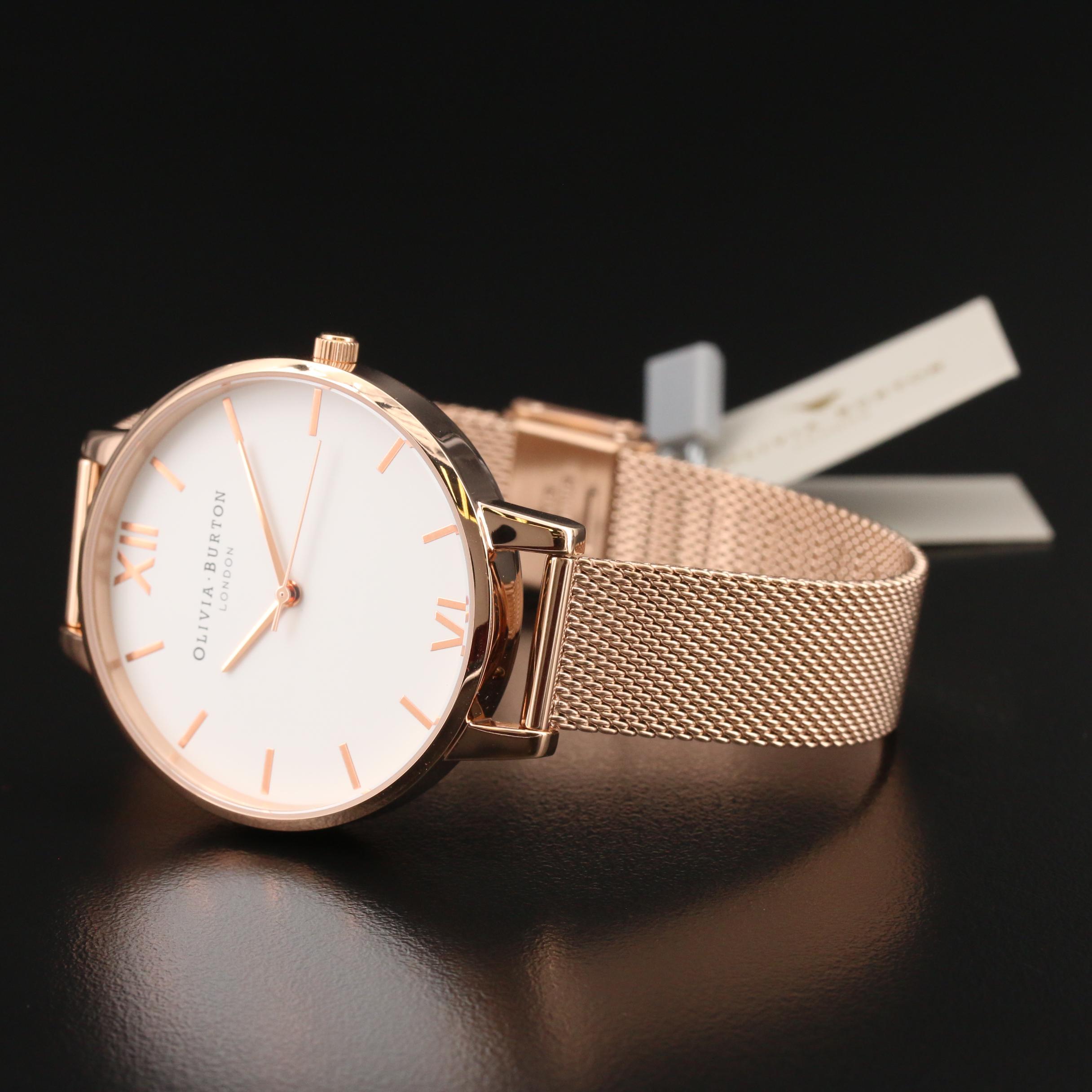 Olivia Burton Big Dial Stainless Steel Quartz Watch