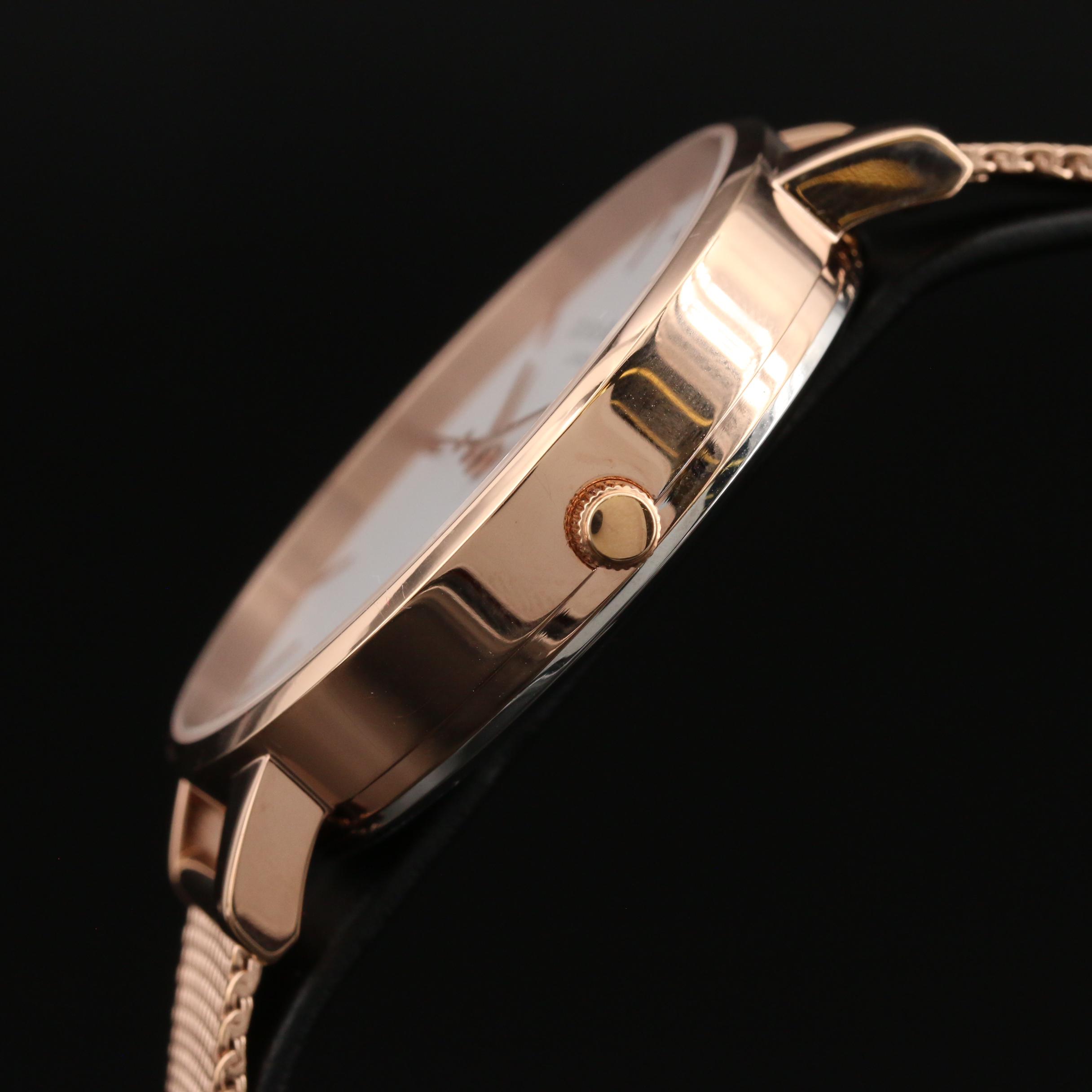 Olivia Burton Big Dial Stainless Steel Quartz Watch