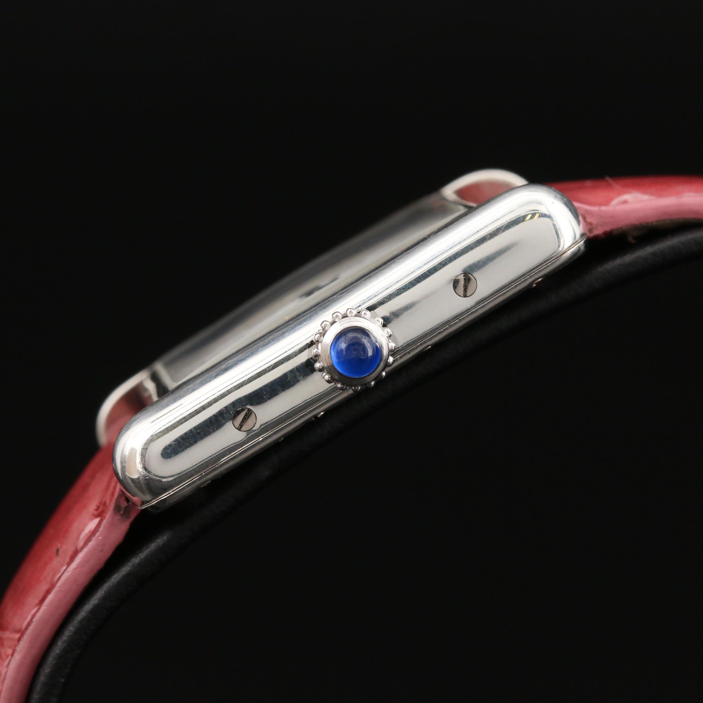 Vintage Cartier Tank Must Sterling Silver Quartz Watch