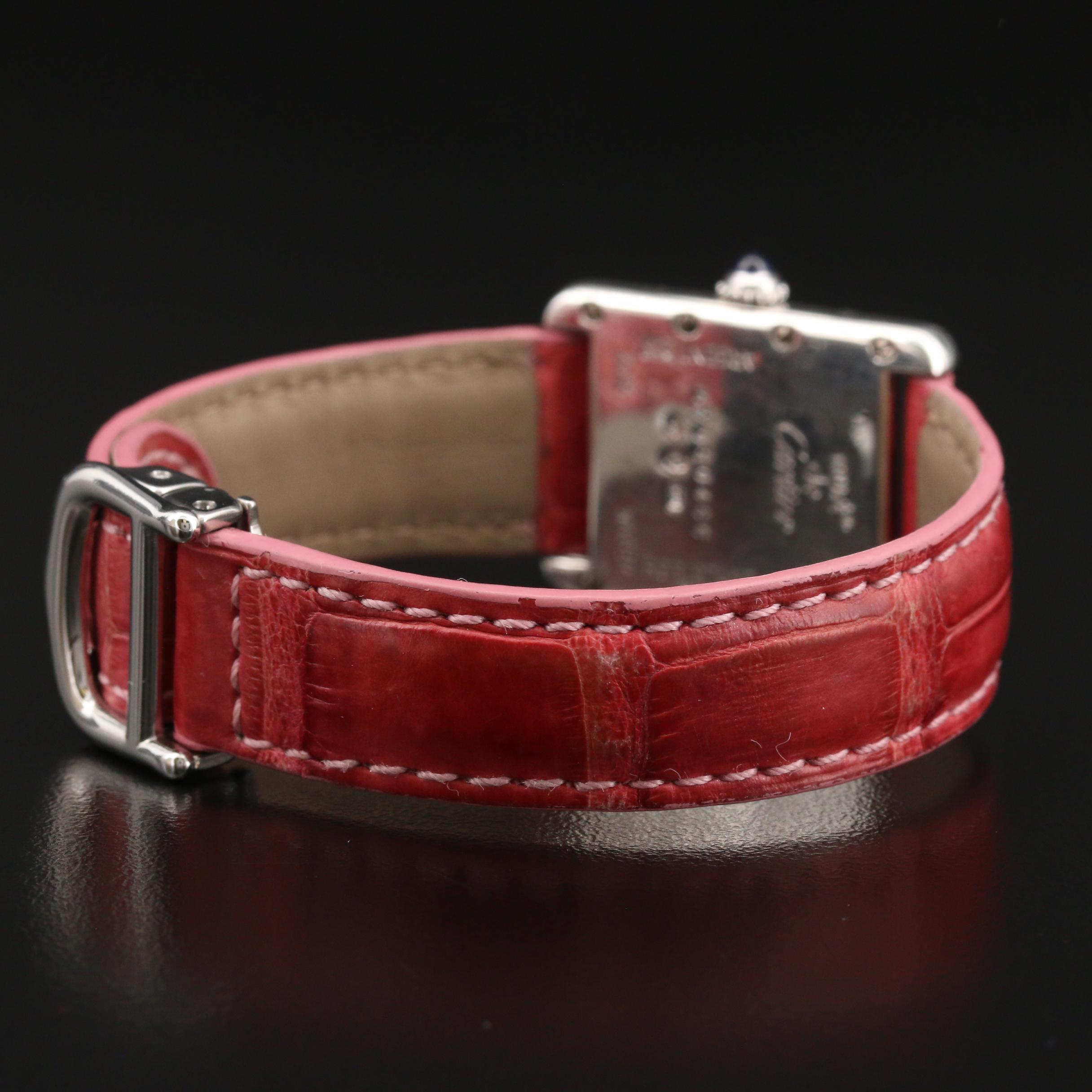 Vintage Cartier Tank Must Sterling Silver Quartz Watch