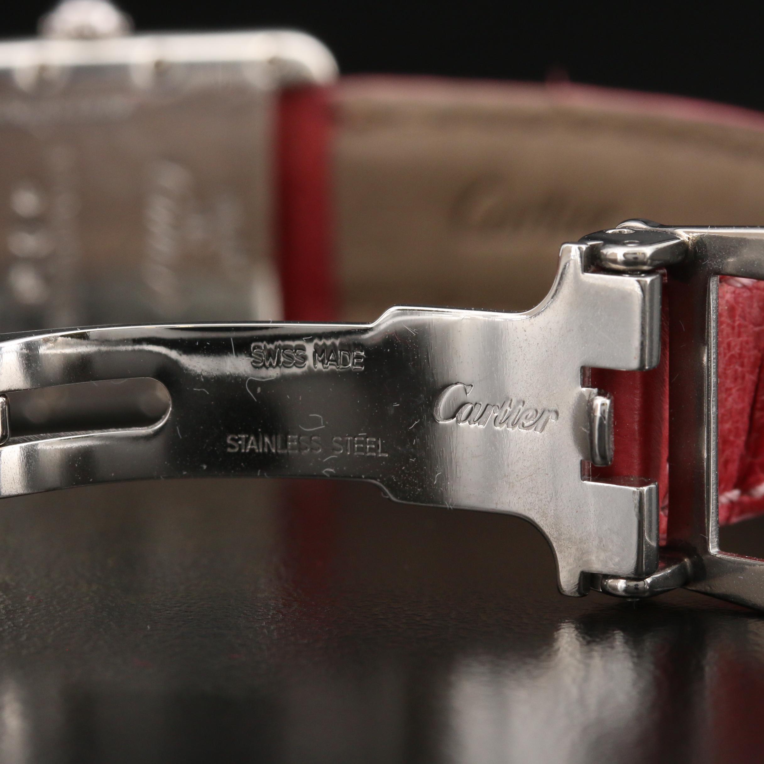 Vintage Cartier Tank Must Sterling Silver Quartz Watch