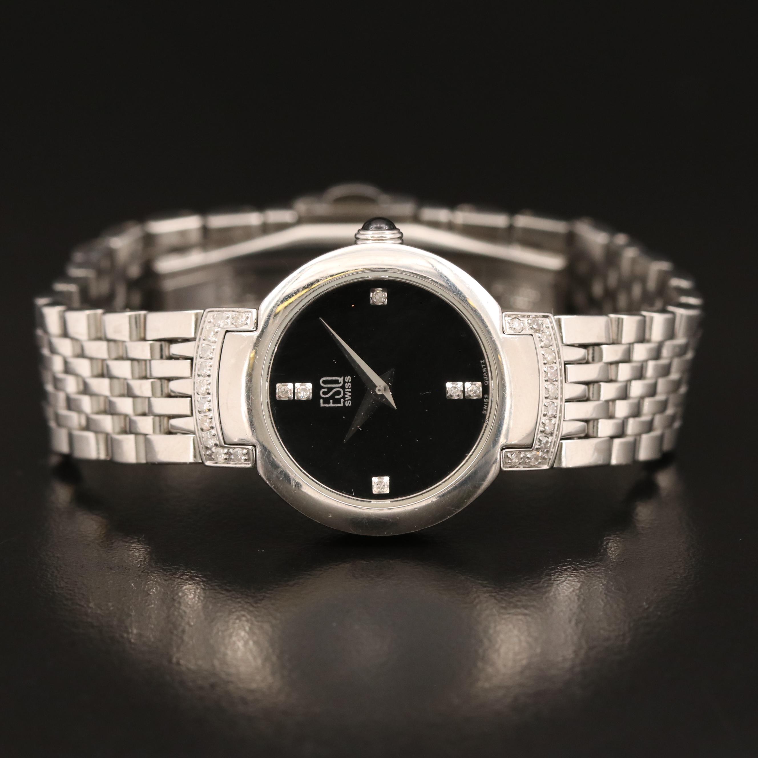 ESQ Swiss Diamond Quartz Watch