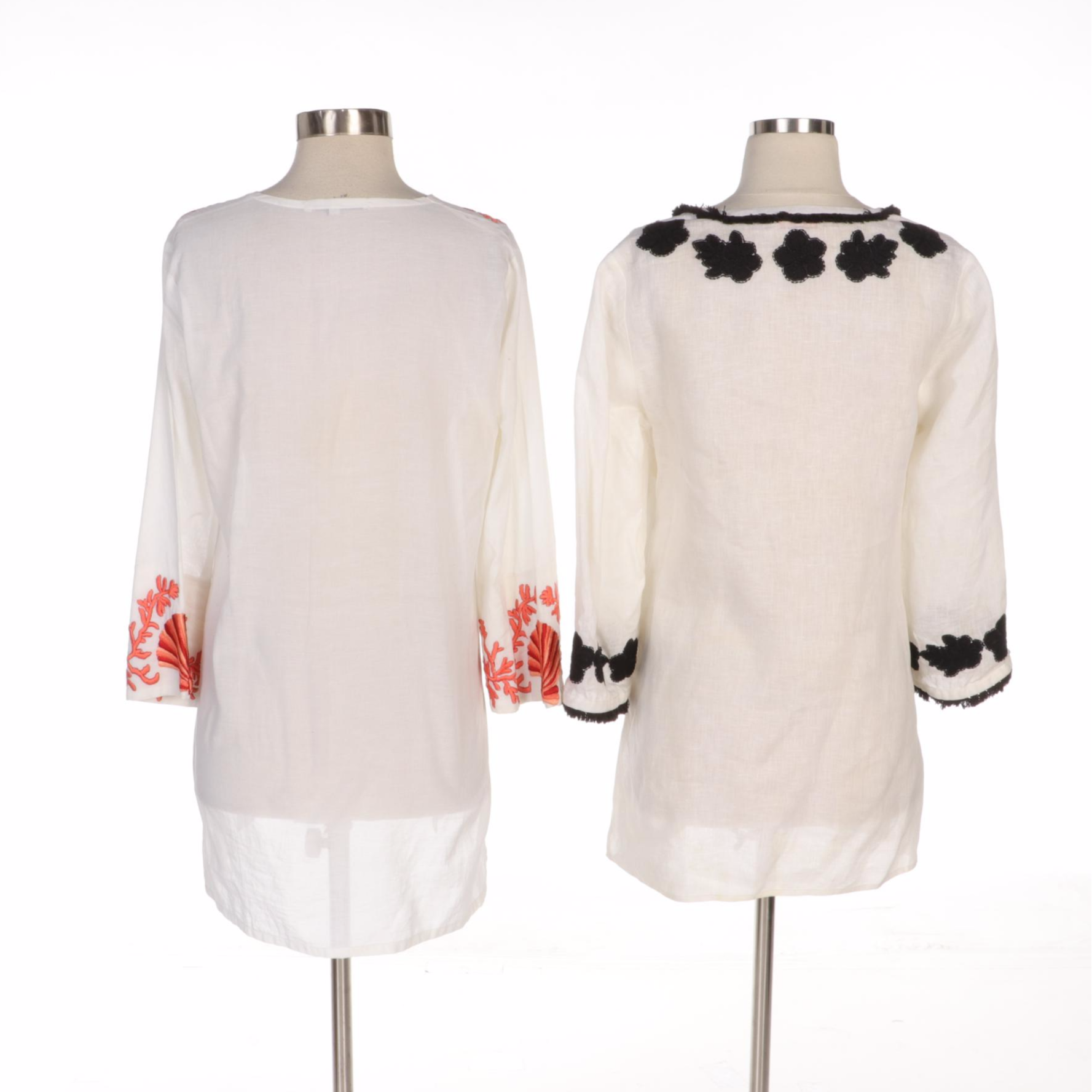 Tory Burch and Barbara Gerwit Embroidered Tunics