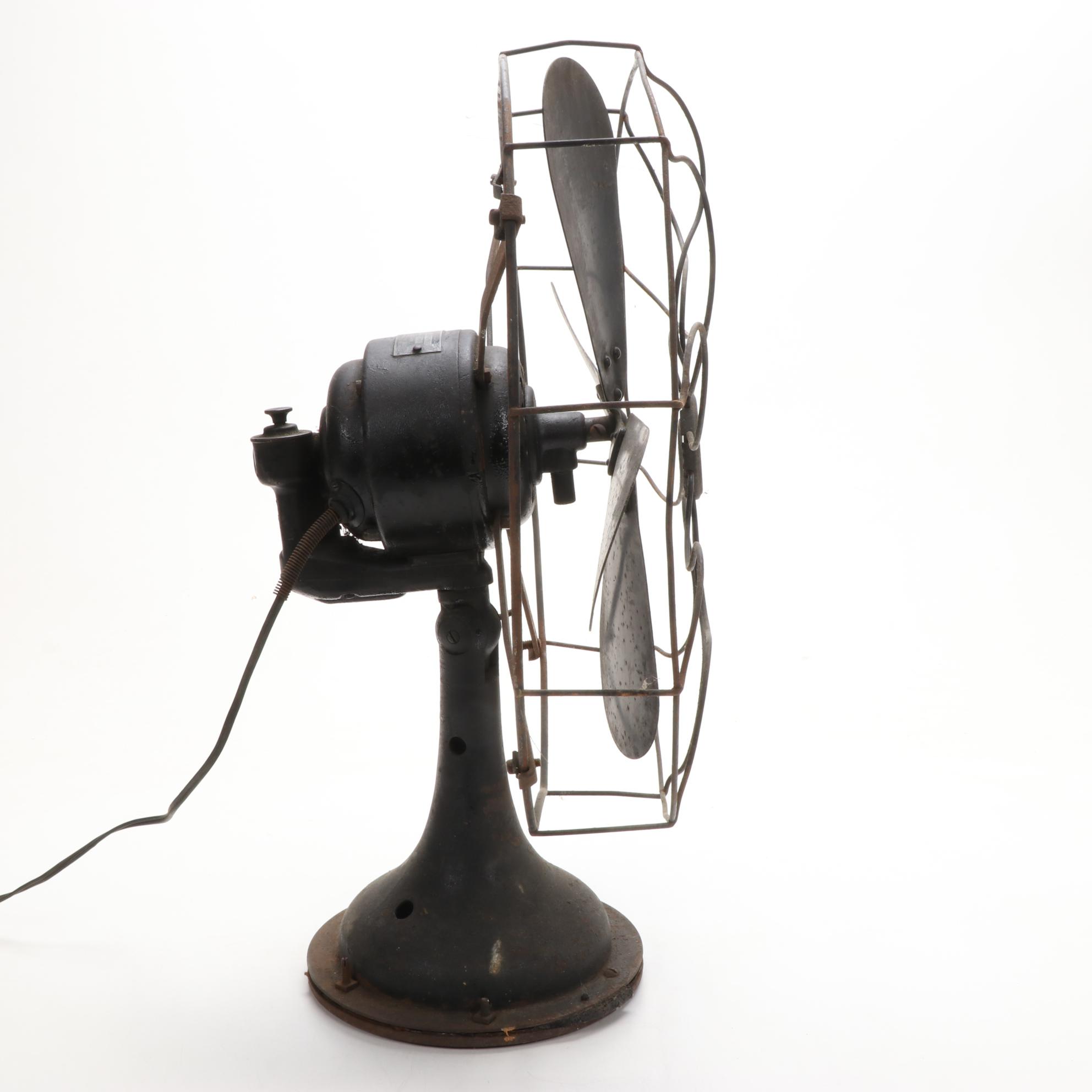 Westinghouse Oscillating 3-Speed Fan, circa 1919