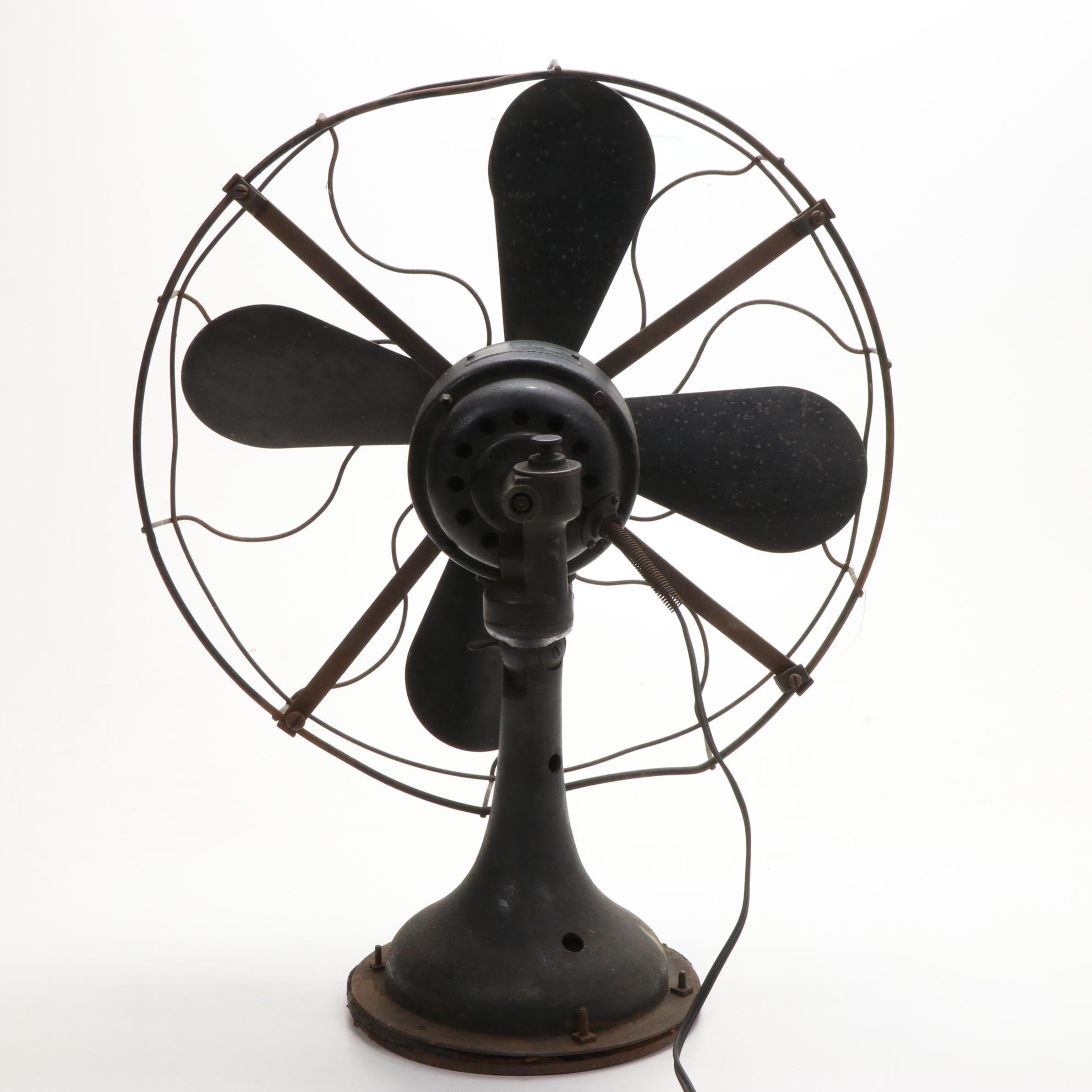 Westinghouse Oscillating 3-Speed Fan, circa 1919