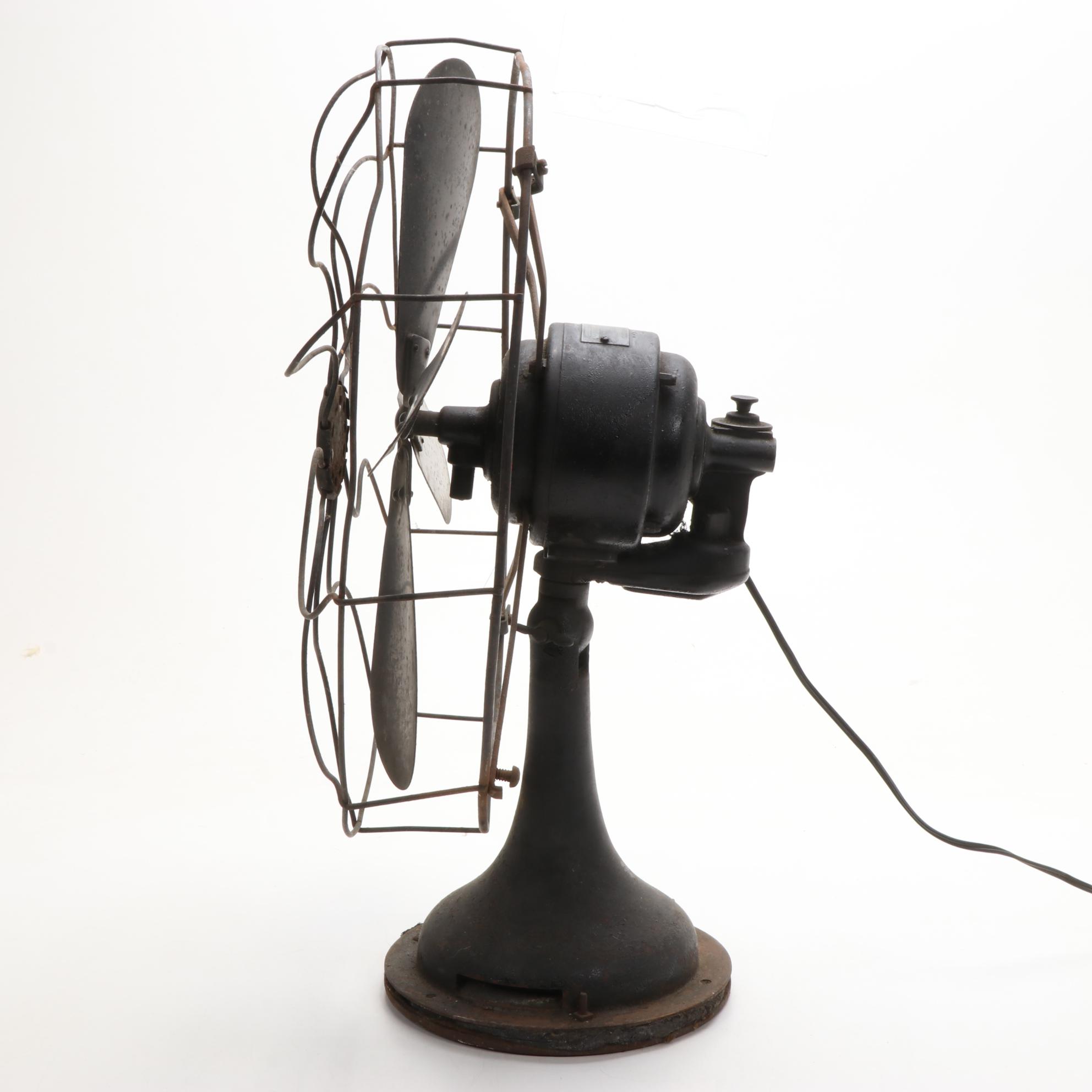 Westinghouse Oscillating 3-Speed Fan, circa 1919