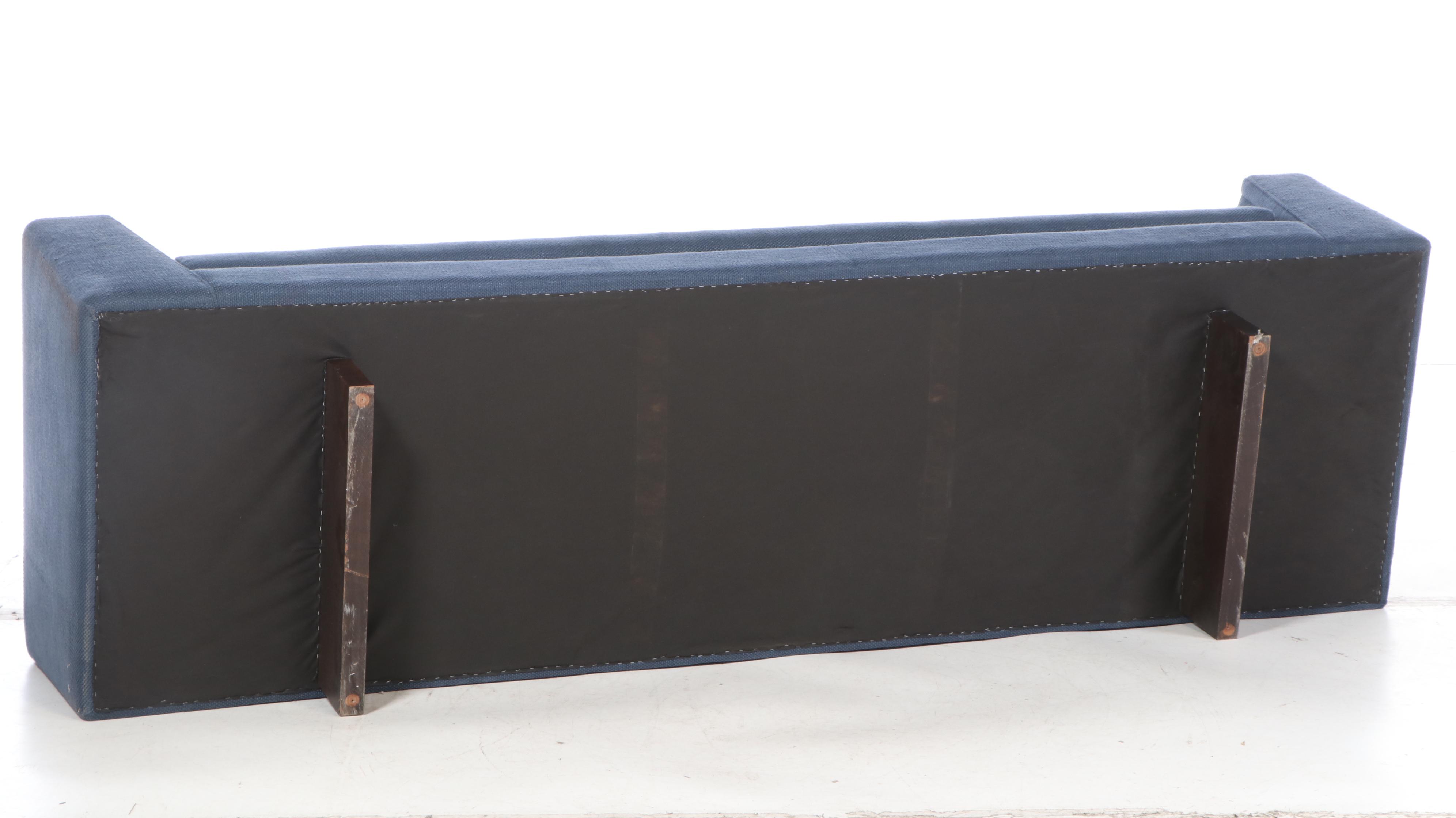 Mid Century Modern Style Sofa with Floating Base in the Style of Edward Wormley