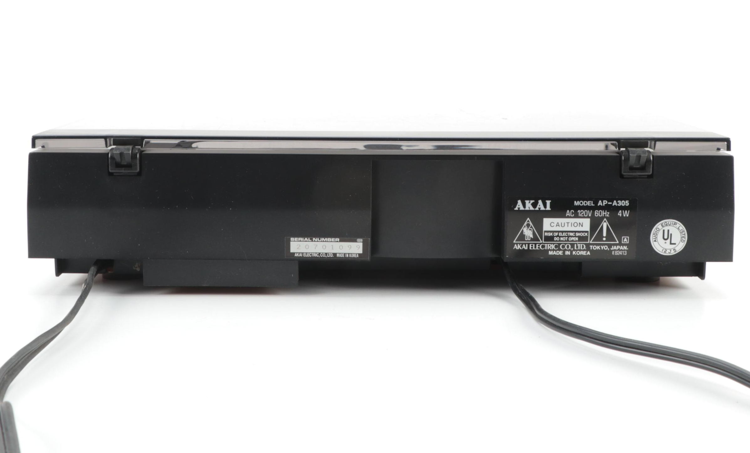 AKAI AP-A305 Turntable, Late 20th Century