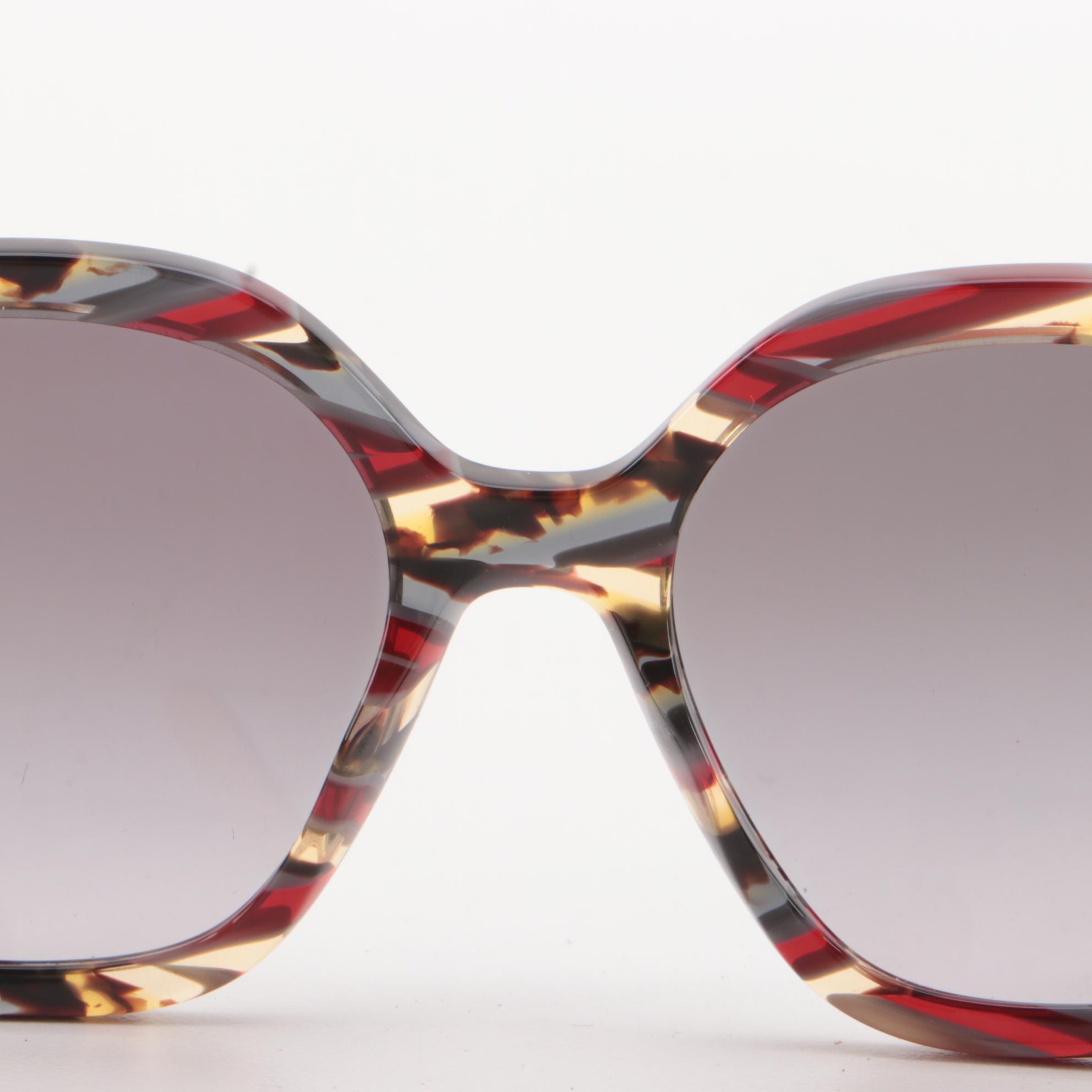 Prada SPR 06U Havana Avio Round Sunglasses