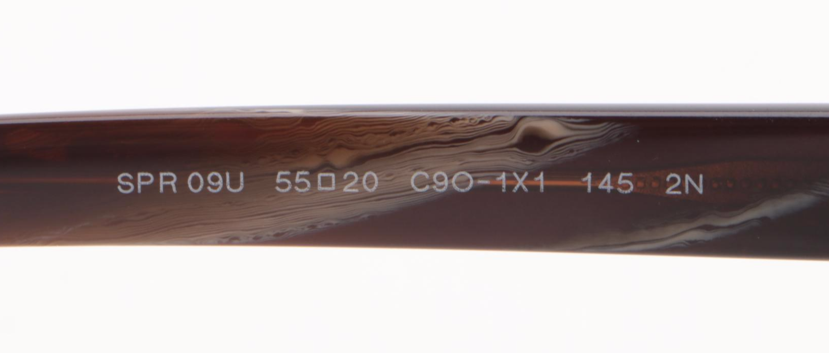 Prada SPR09U Brown Marble Pilot Sunglasses