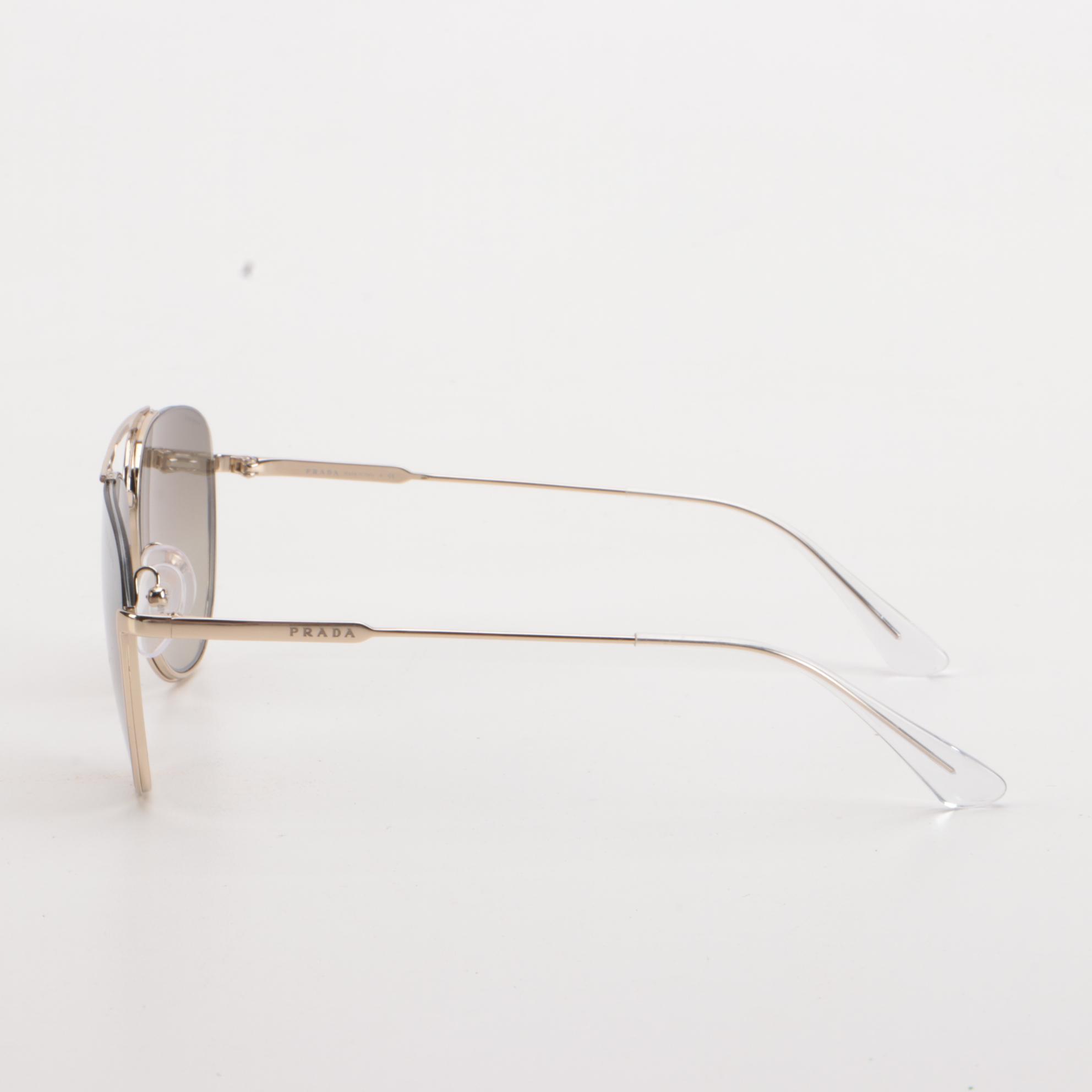 Prada SPR 50U Aviator Sunglasses