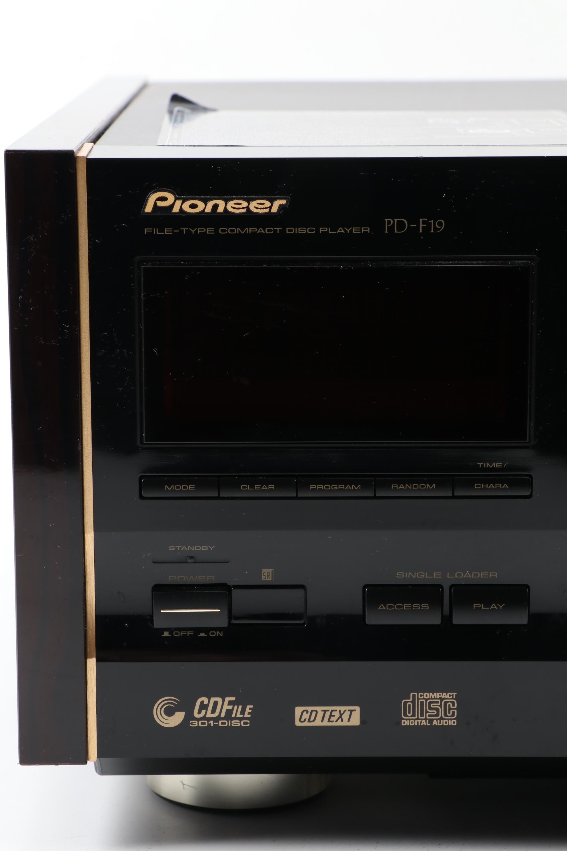 Pioneer PD-F19 File-Type 300 Disc CD Player, 1998