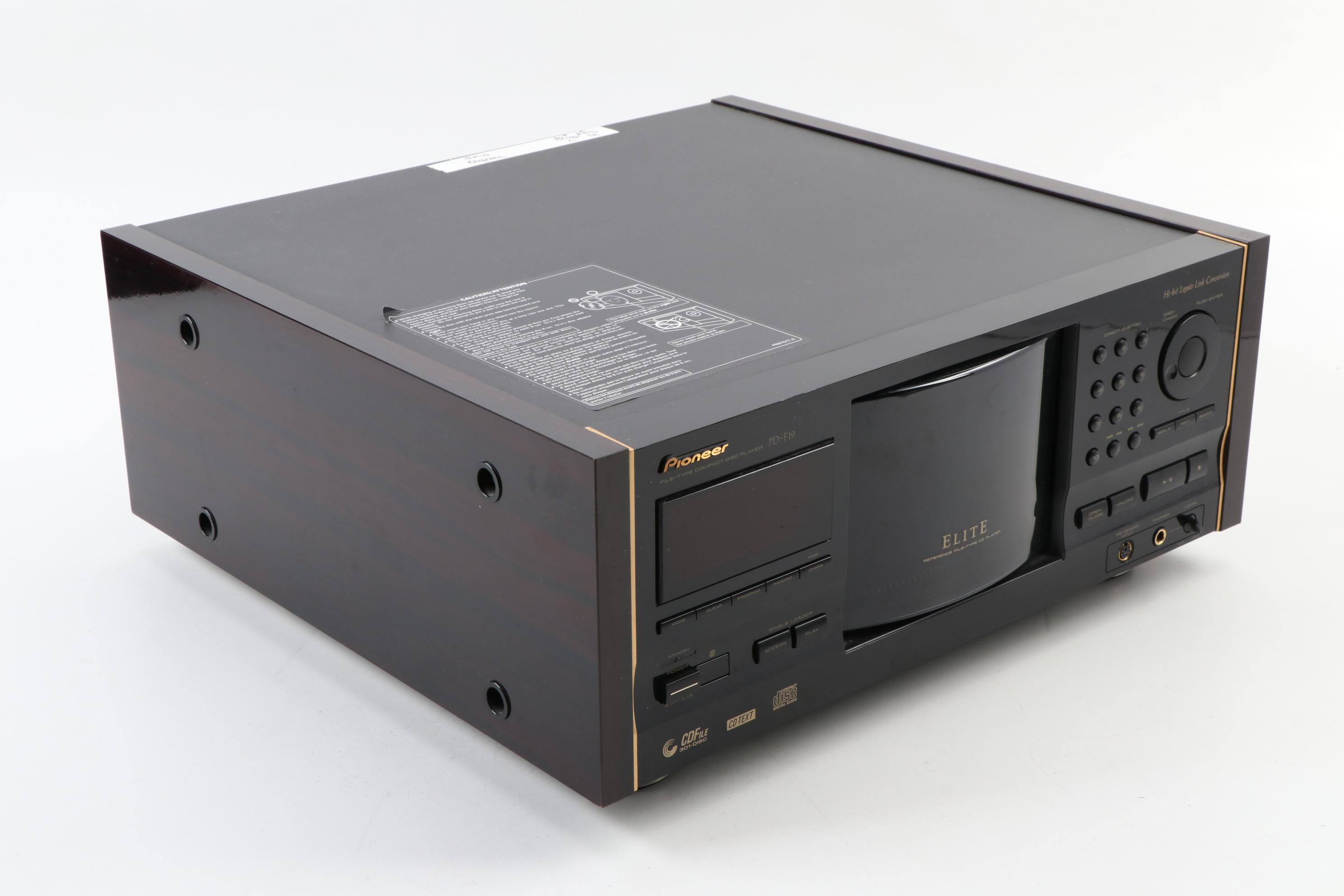 Pioneer PD-F19 File-Type 300 Disc CD Player, 1998