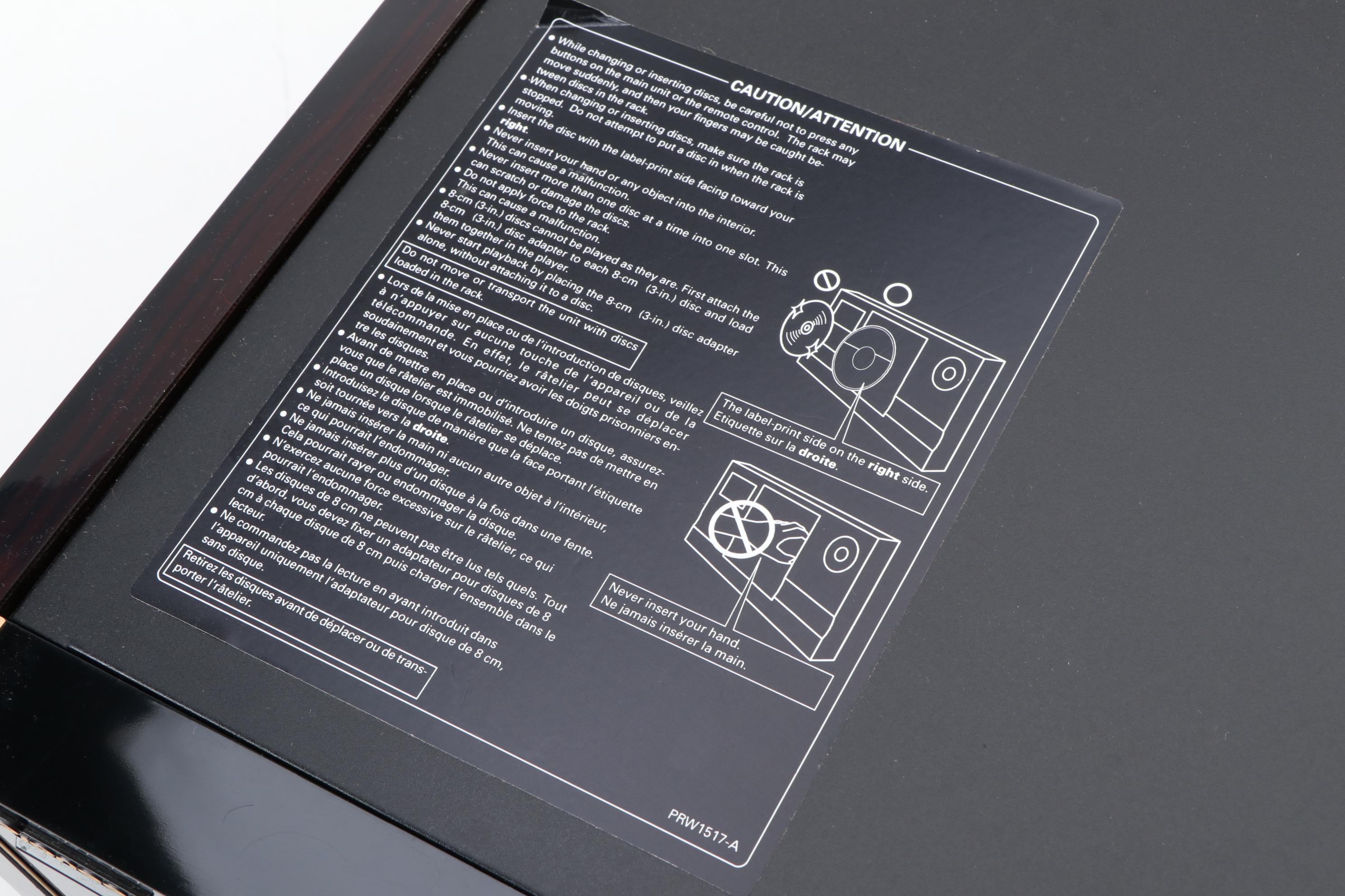 Pioneer PD-F19 File-Type 300 Disc CD Player, 1998