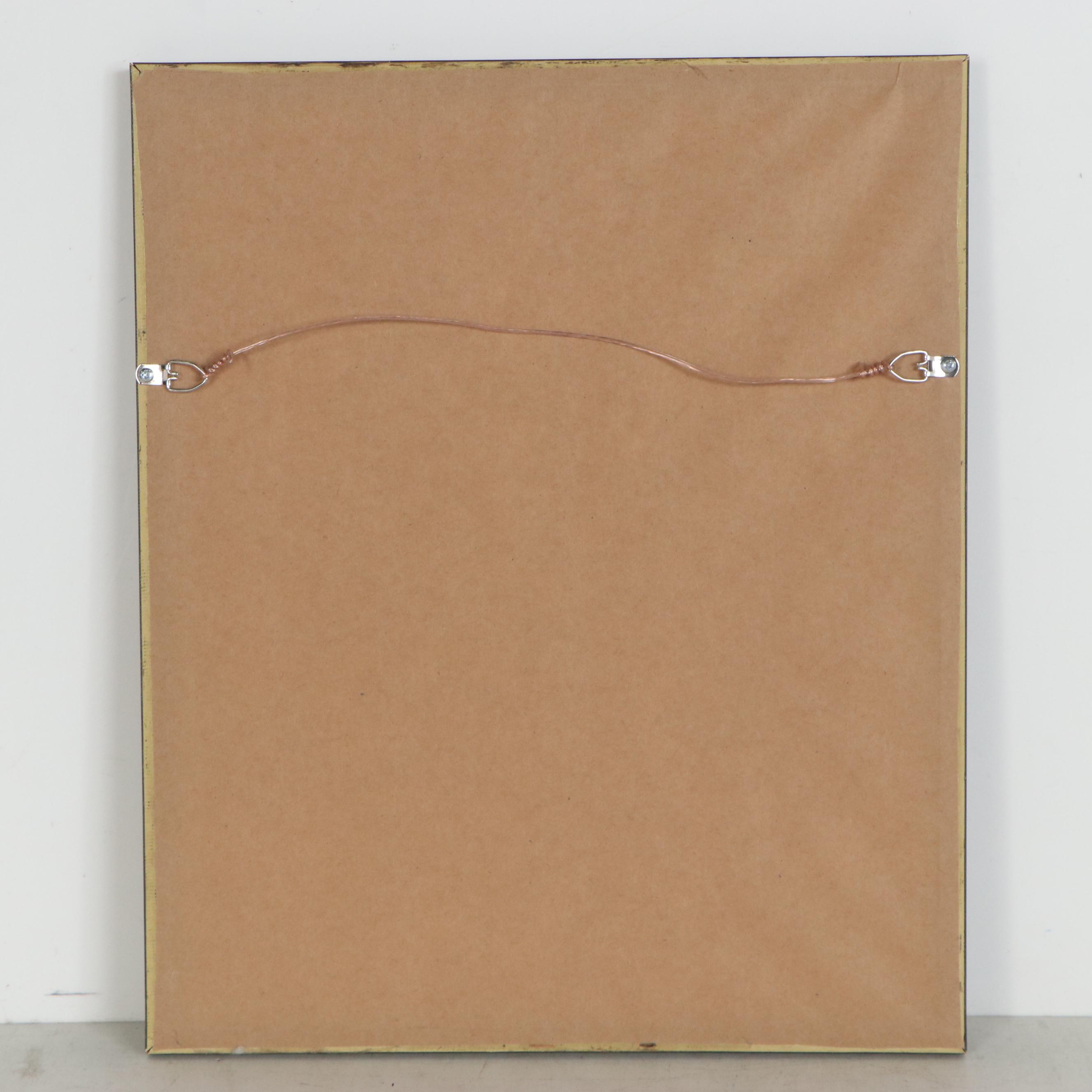 Offset Lithograph Advertisement for Old Taylor Bourbon "Signed Sealed Delicious"