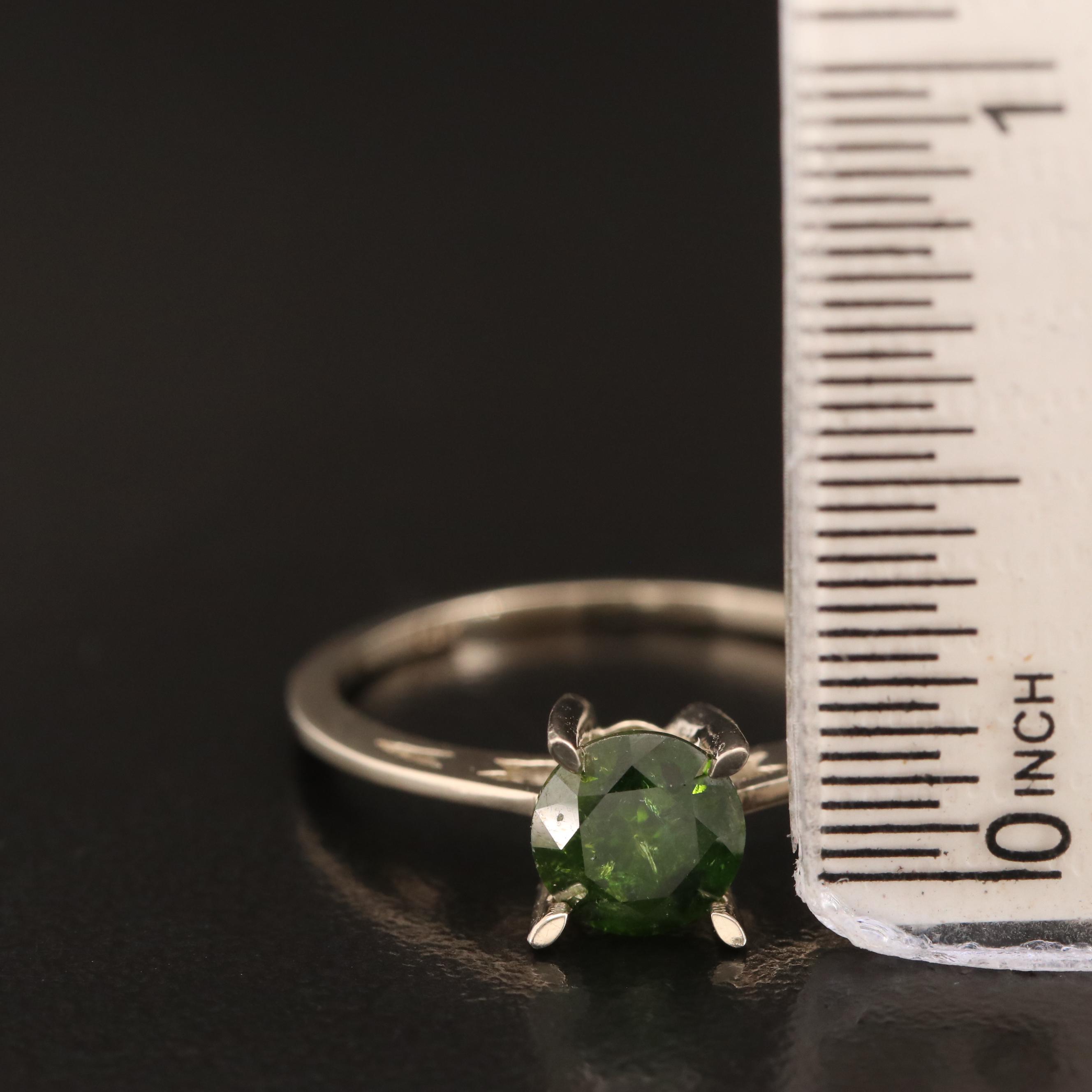 14K 1.00 CT Diamond Solitaire Ring