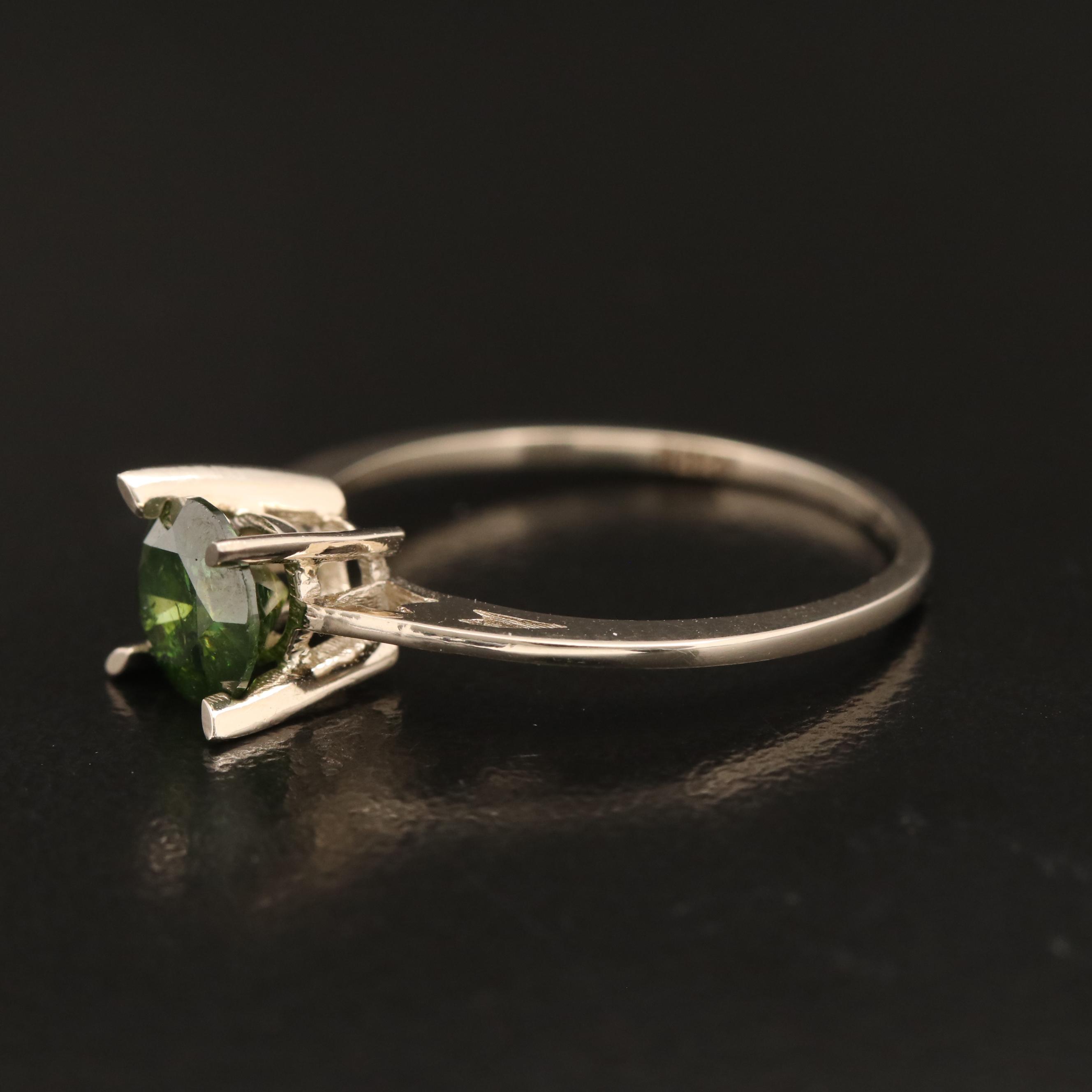 14K 1.00 CT Diamond Solitaire Ring