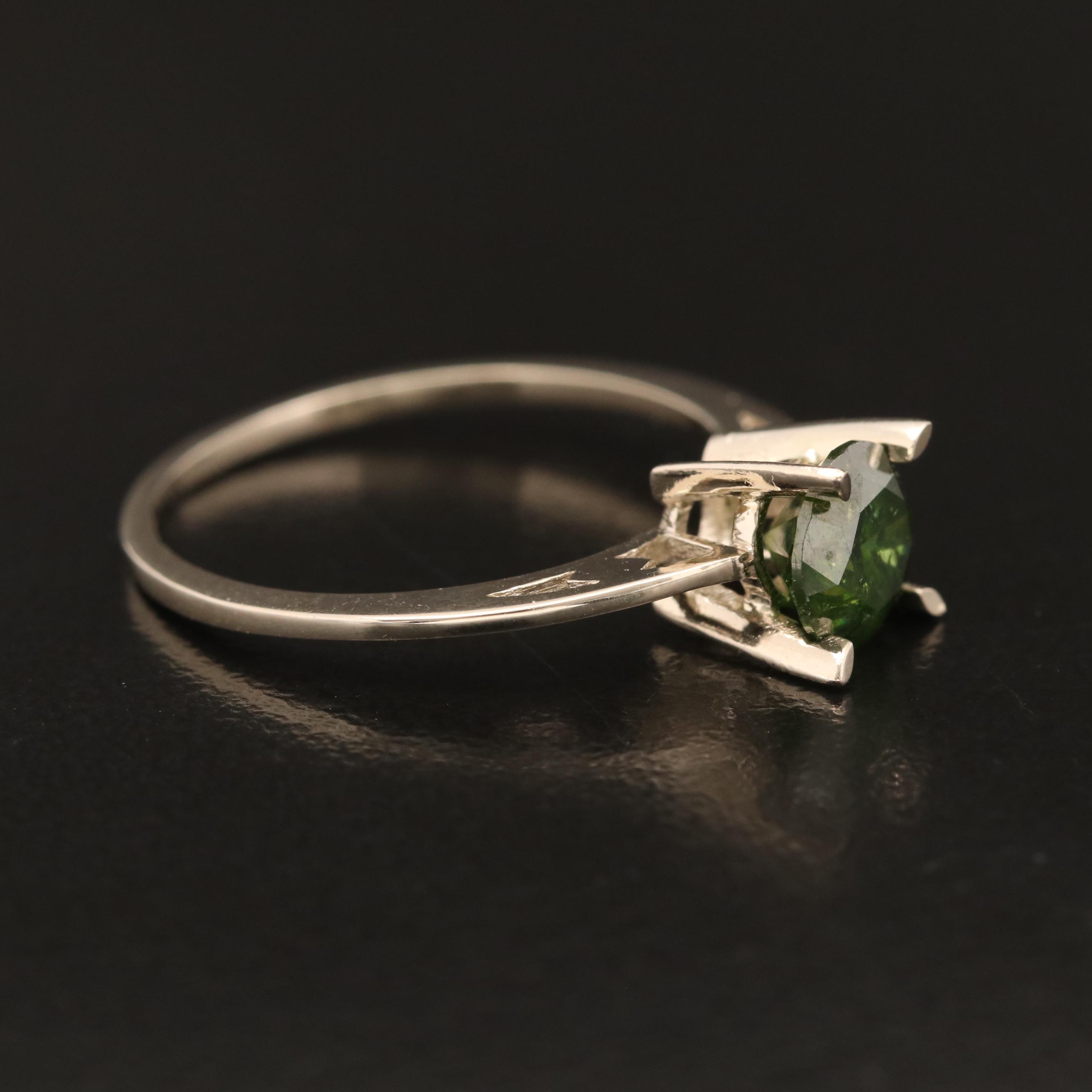 14K 1.00 CT Diamond Solitaire Ring