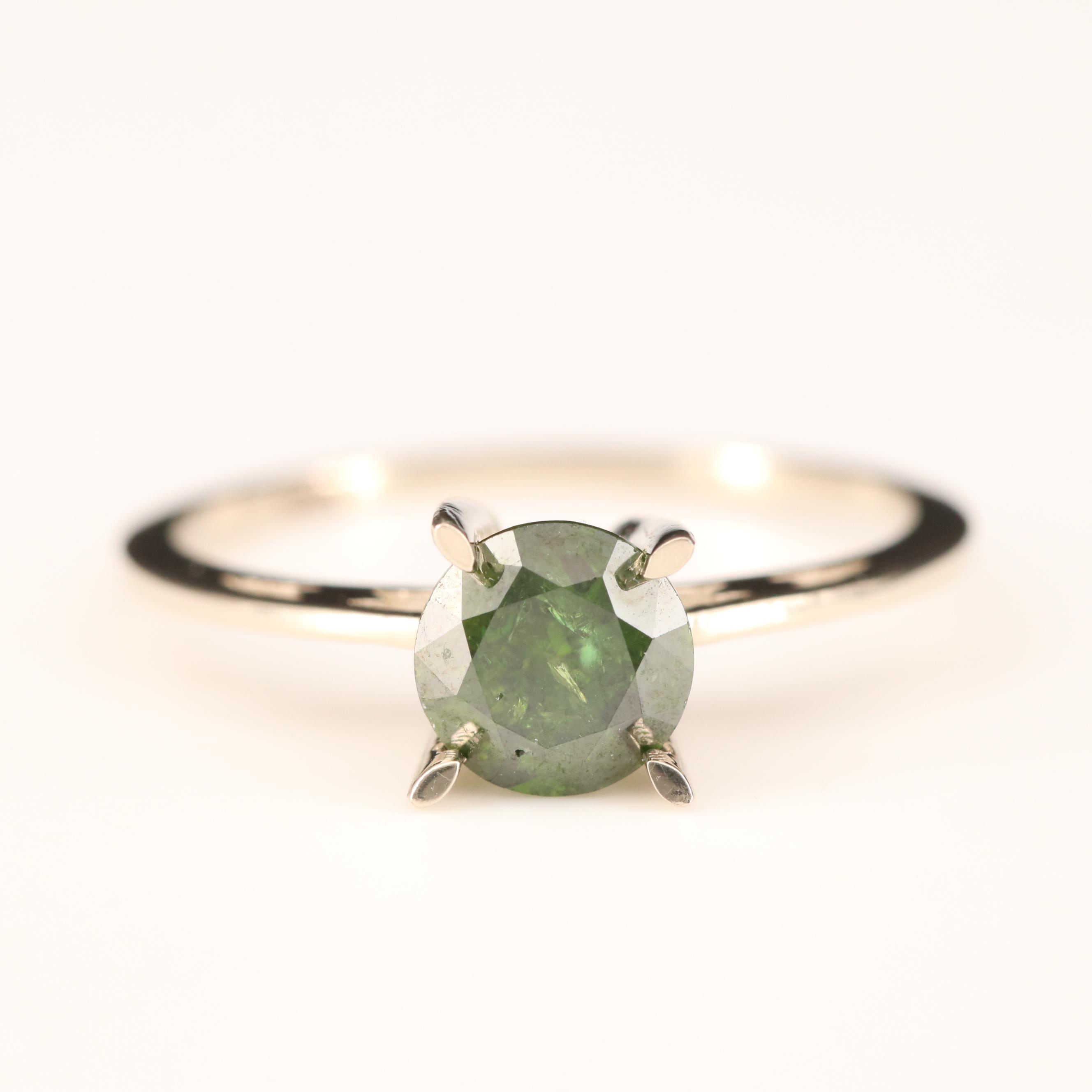 14K 1.00 CT Diamond Solitaire Ring