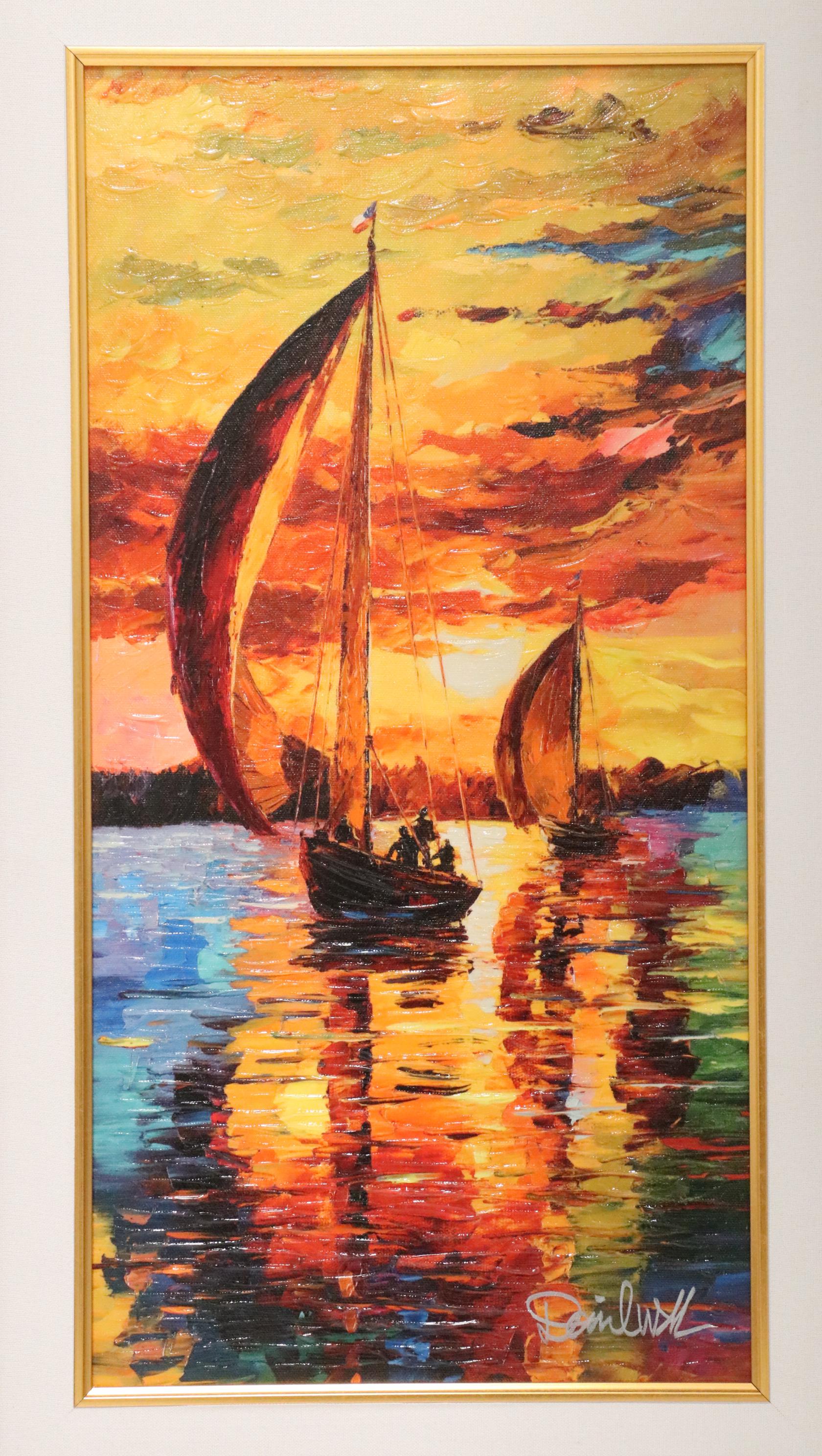 Daniel Wall Embellished Giclée "Joyful Return," 2017