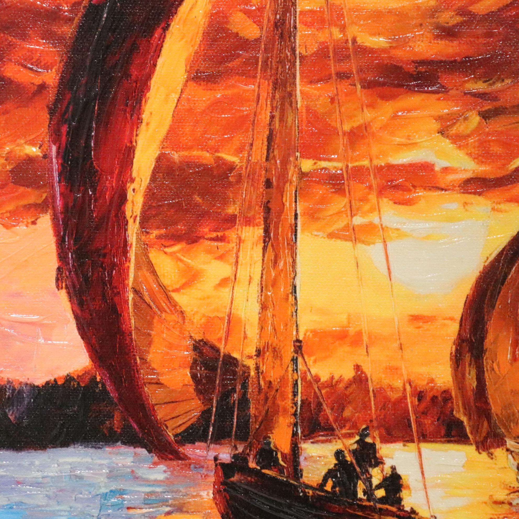 Daniel Wall Embellished Giclée "Joyful Return," 2017