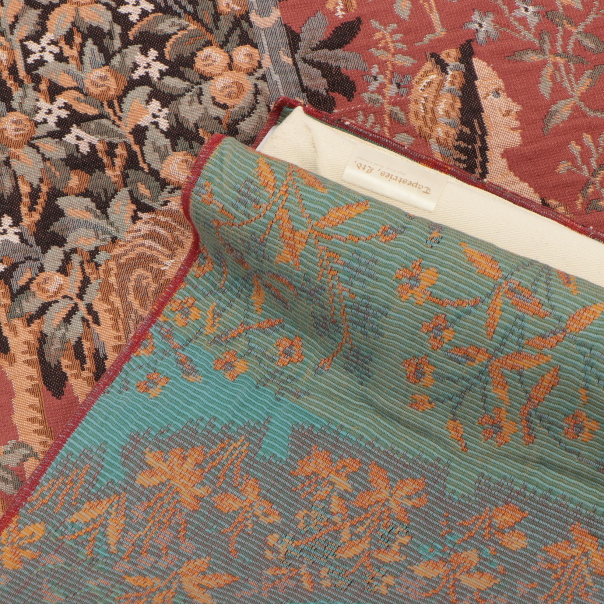 Machine Woven Tapestry after the "Lady and the Unicorn" Series "Smell"