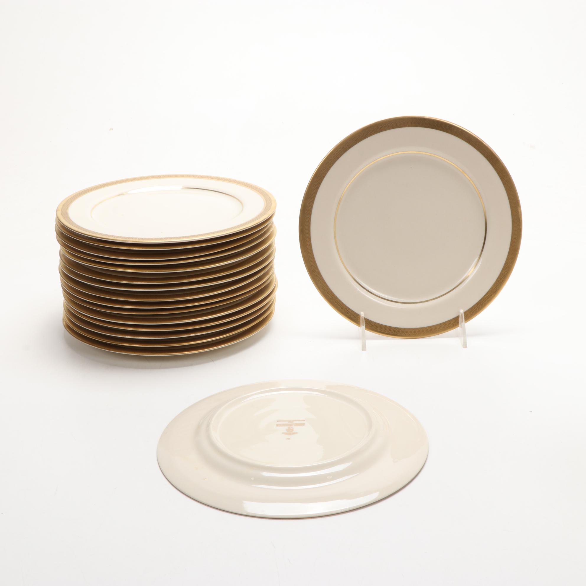 Royal Worcester "Evesham", "Fern Leaf", and Gold Encrusted Dinnerware