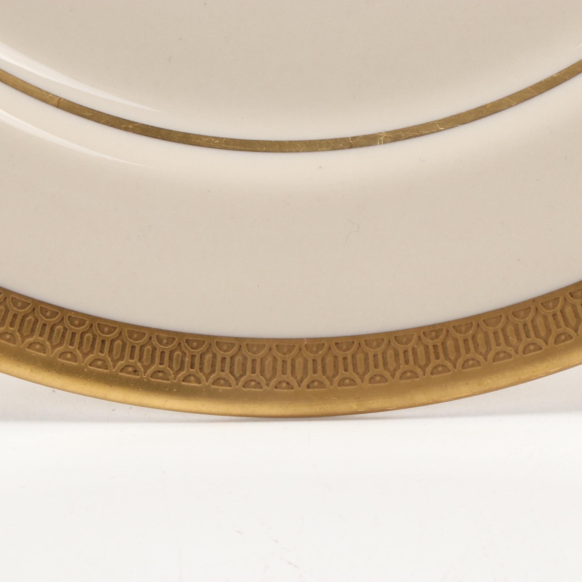 Royal Worcester "Evesham", "Fern Leaf", and Gold Encrusted Dinnerware