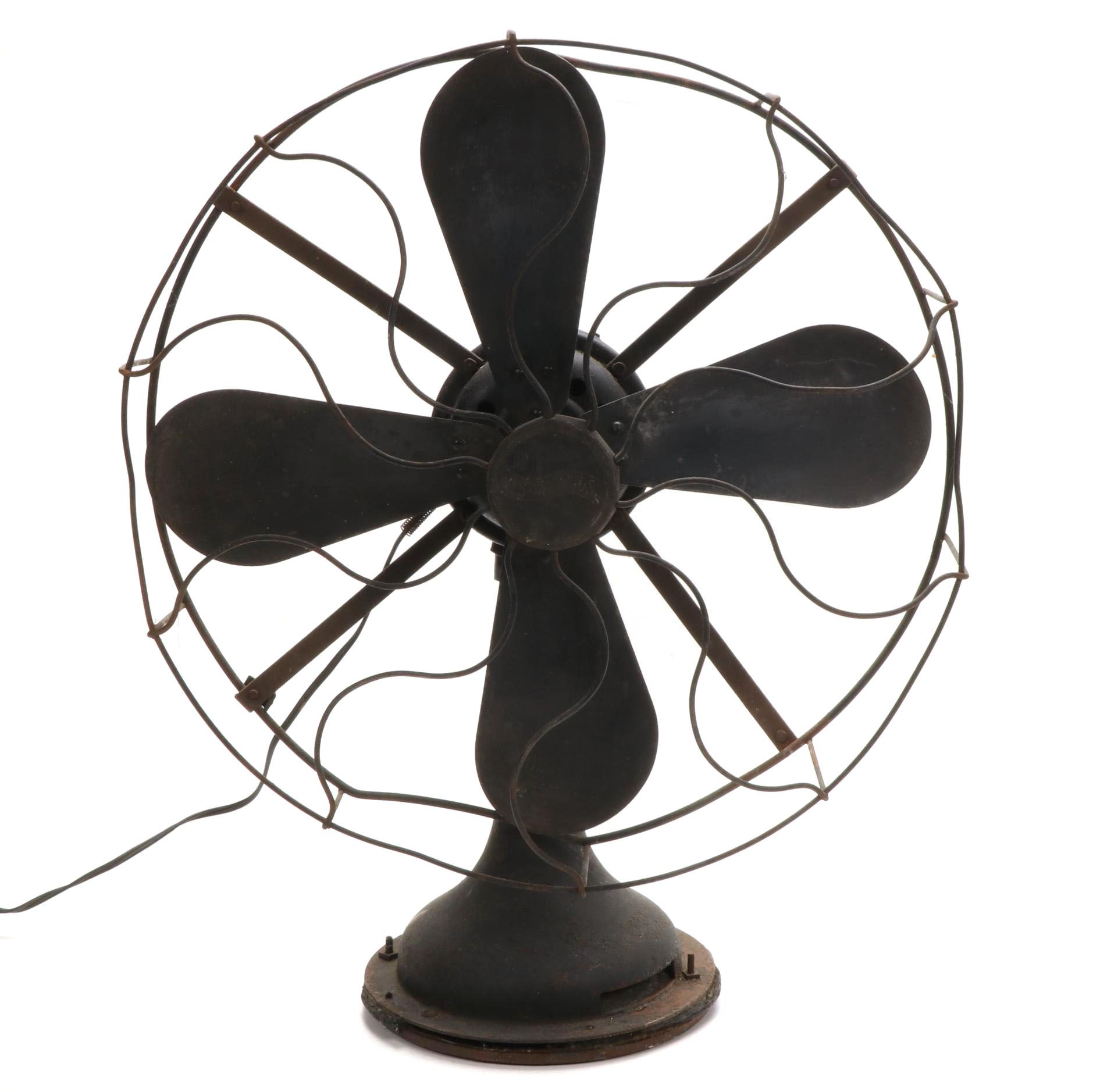 Westinghouse Oscillating 3-Speed Fan, circa 1919