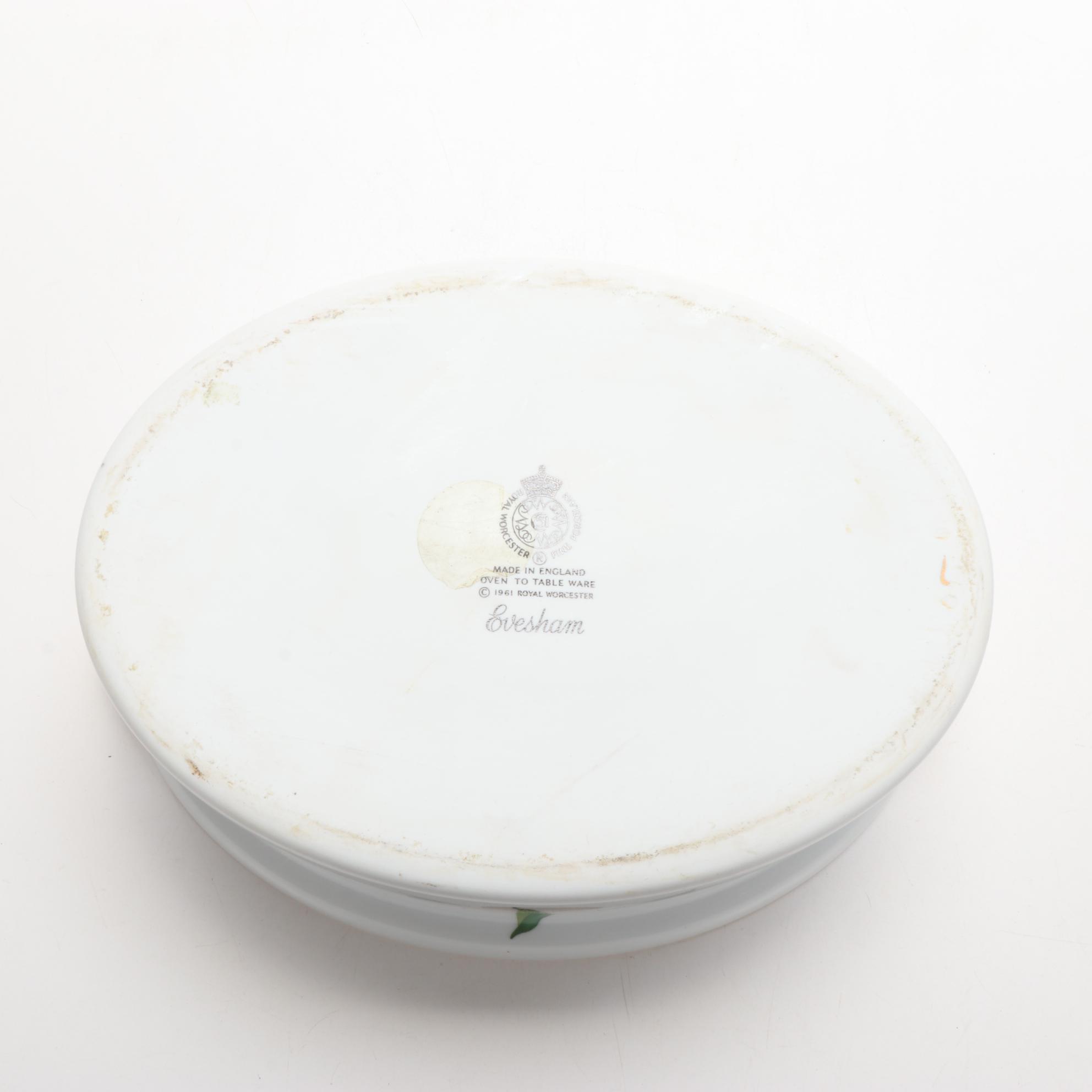 Royal Worcester "Evesham", "Fern Leaf", and Gold Encrusted Dinnerware