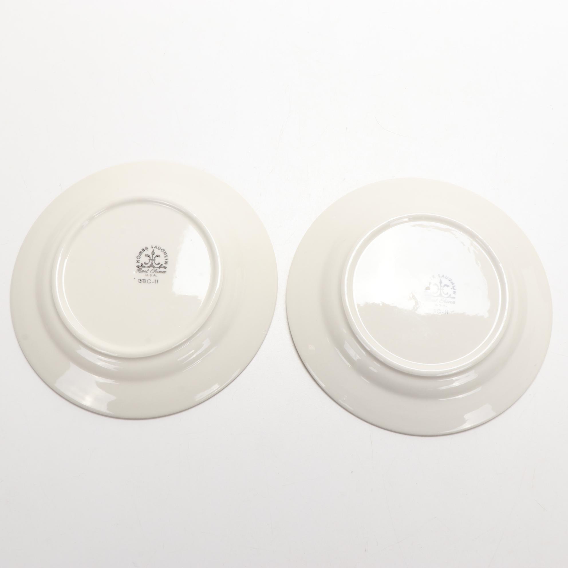 Royal Worcester "Evesham", "Fern Leaf", and Gold Encrusted Dinnerware